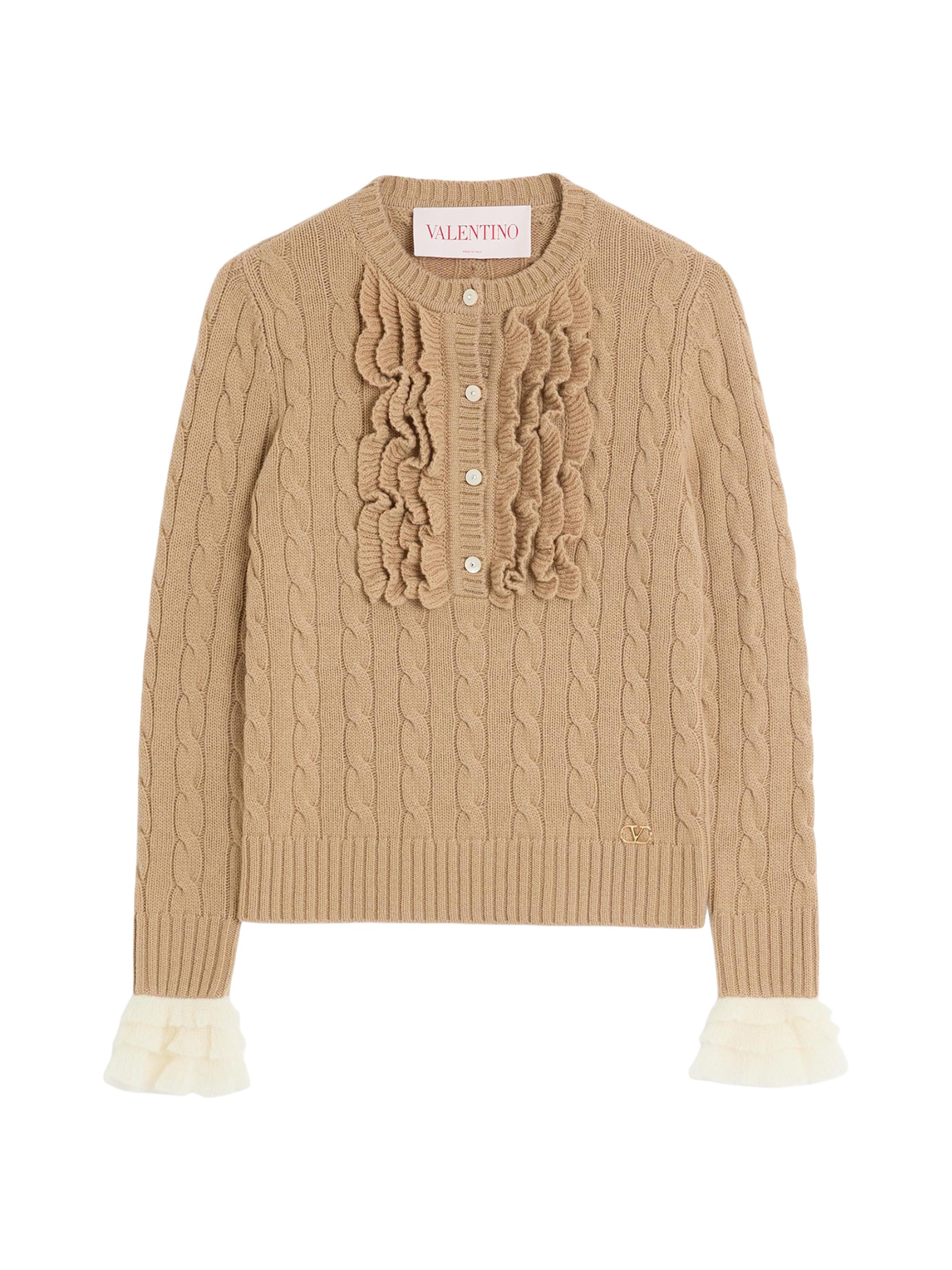 Valentino Garavani Women's Wool Sweater -  Beige