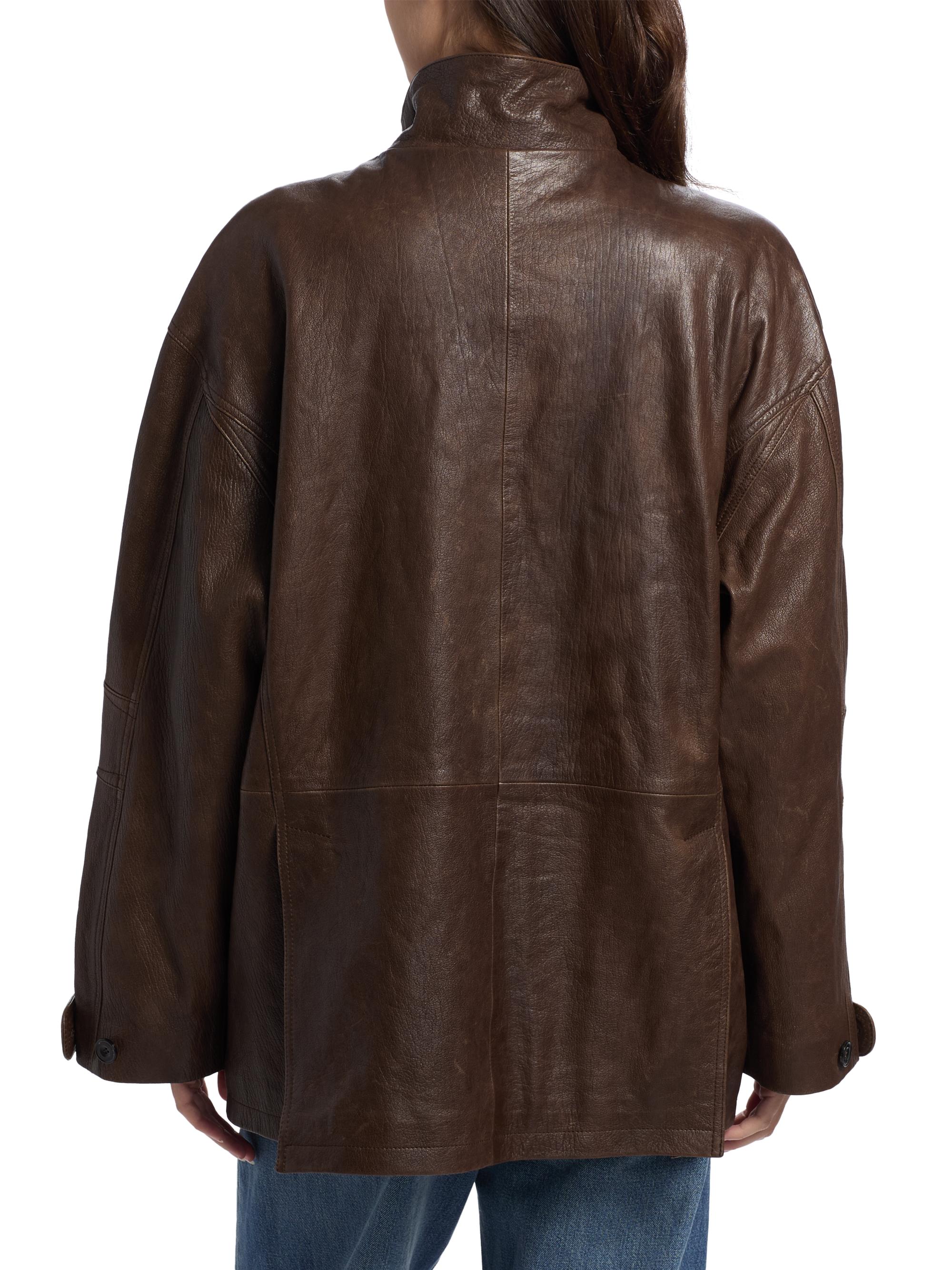 Jamie Haller Anorak Leather Jacket | Saks Fifth Avenue