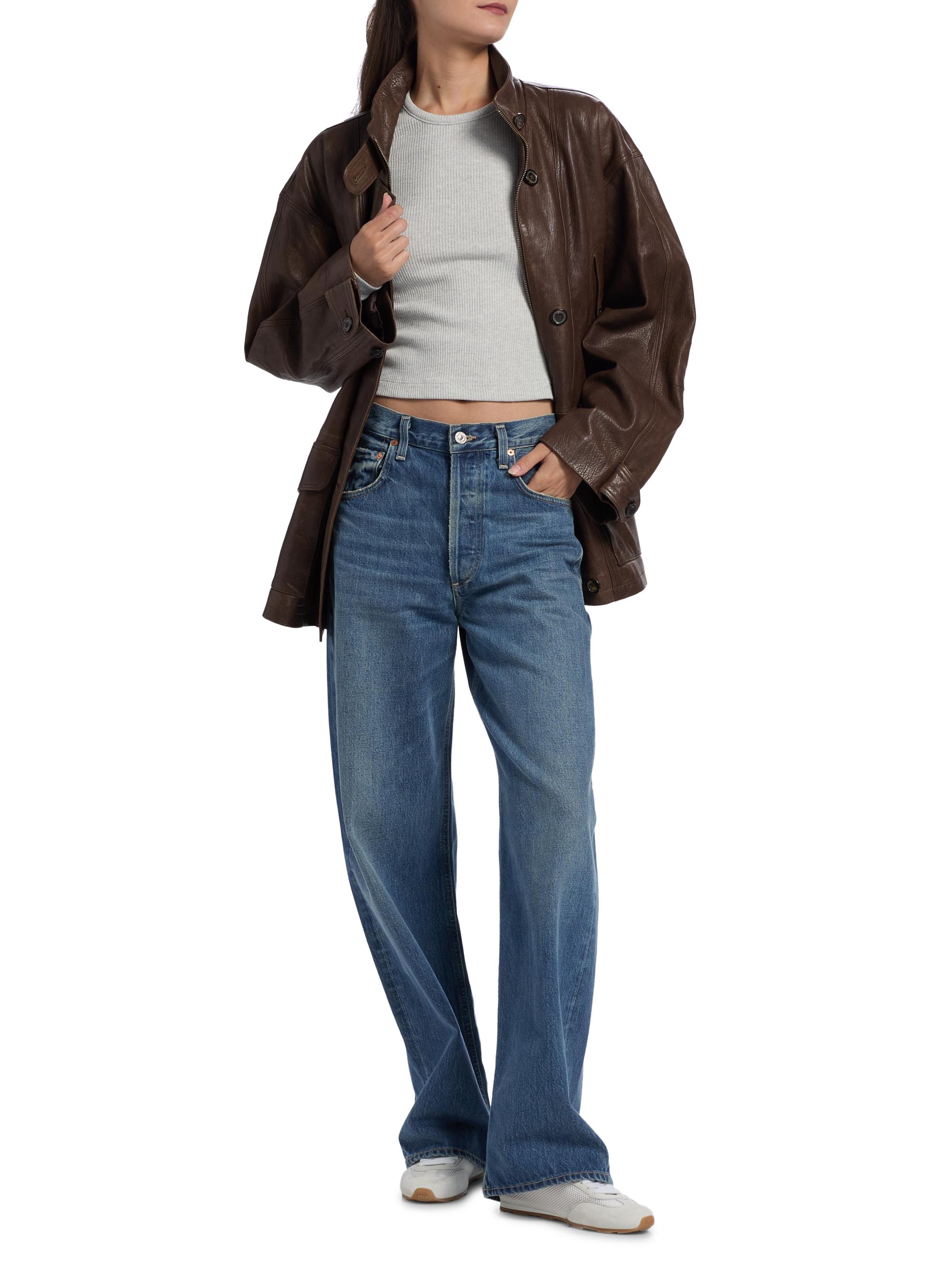 Jamie Haller Anorak Leather Jacket | Saks Fifth Avenue