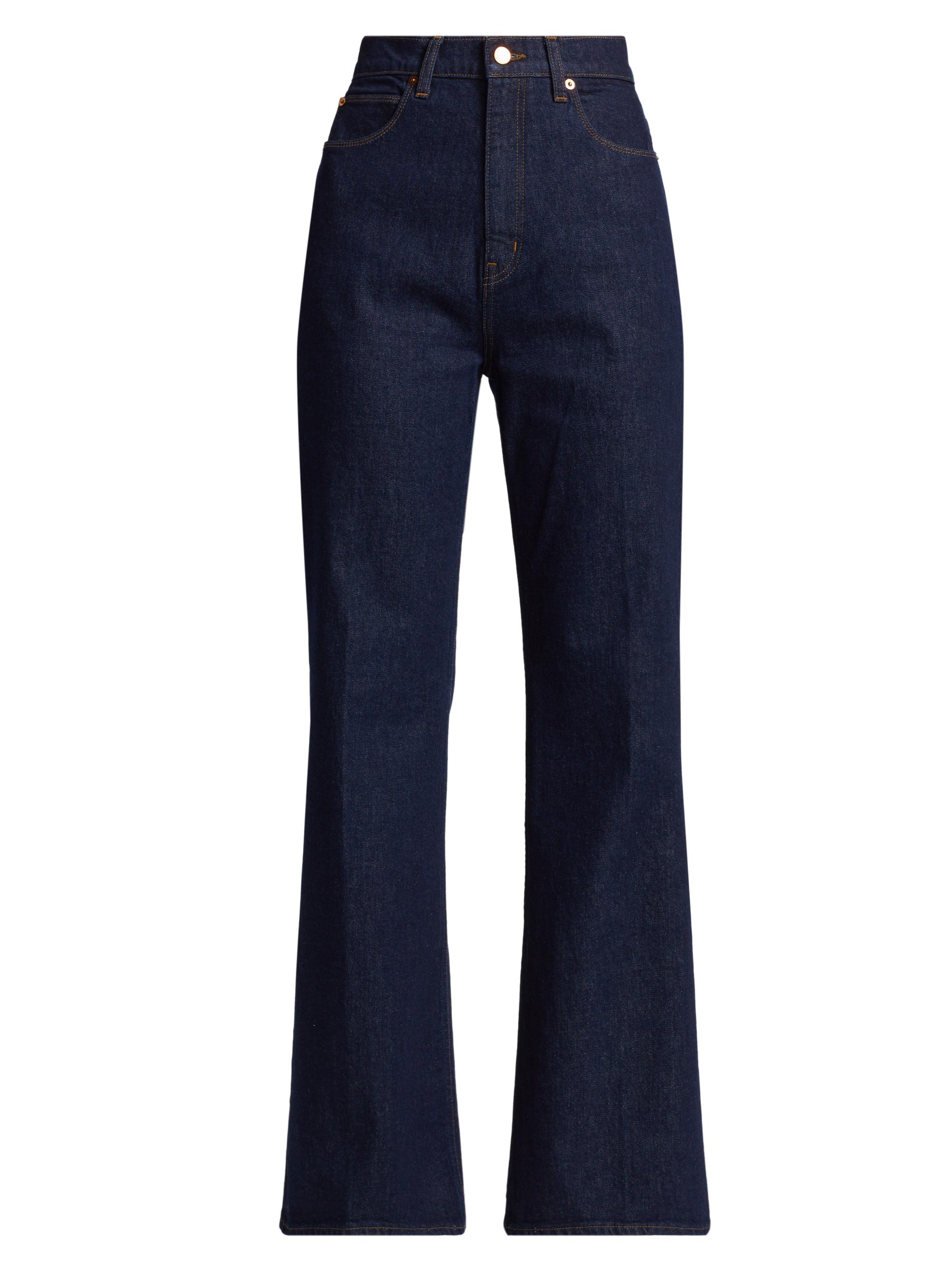 Jamie Haller Women's Crease Bootcut High-Rise Jeans - Raw Rinse