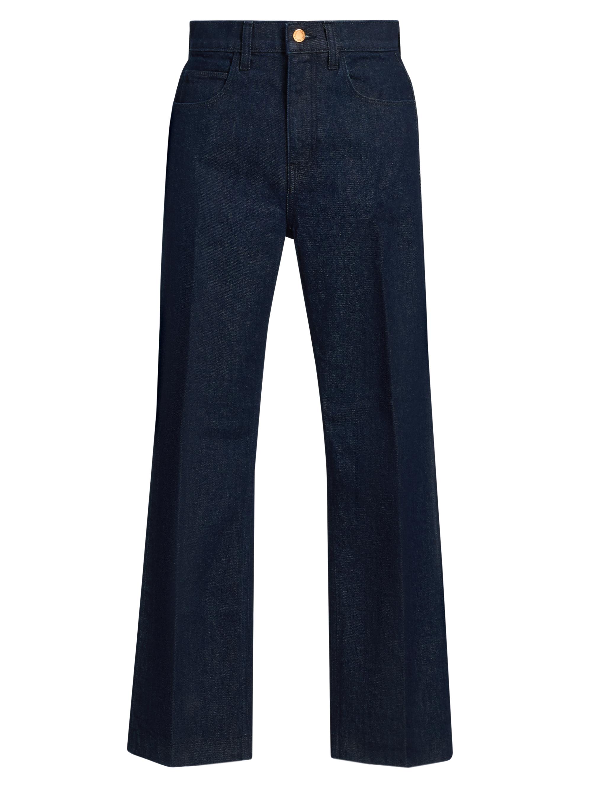 Jamie Haller Women's The Blind Crease Crop Jeans - Dark Raw