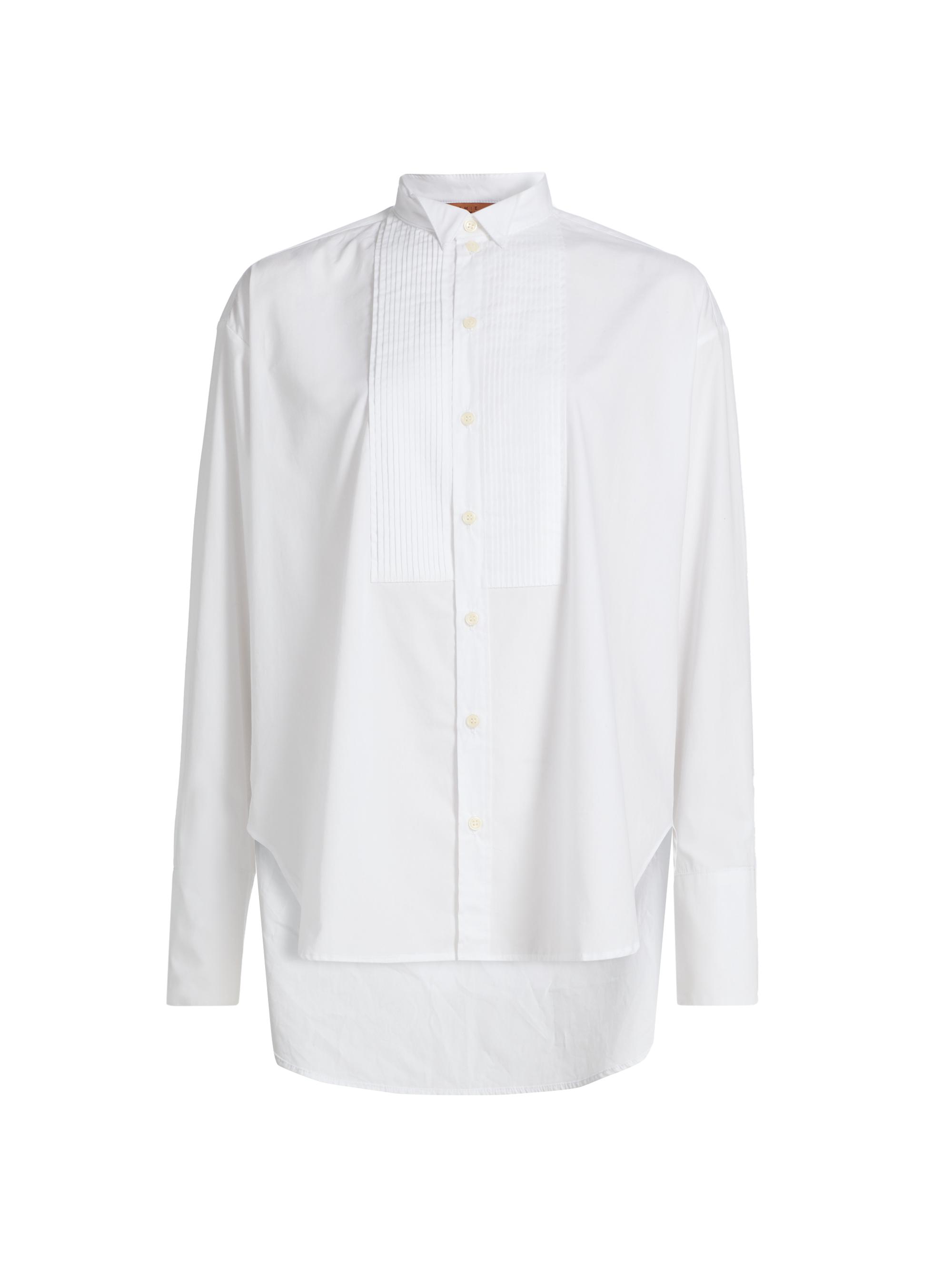 Jamie Haller Women's The Tuck Cotton Shirt - White