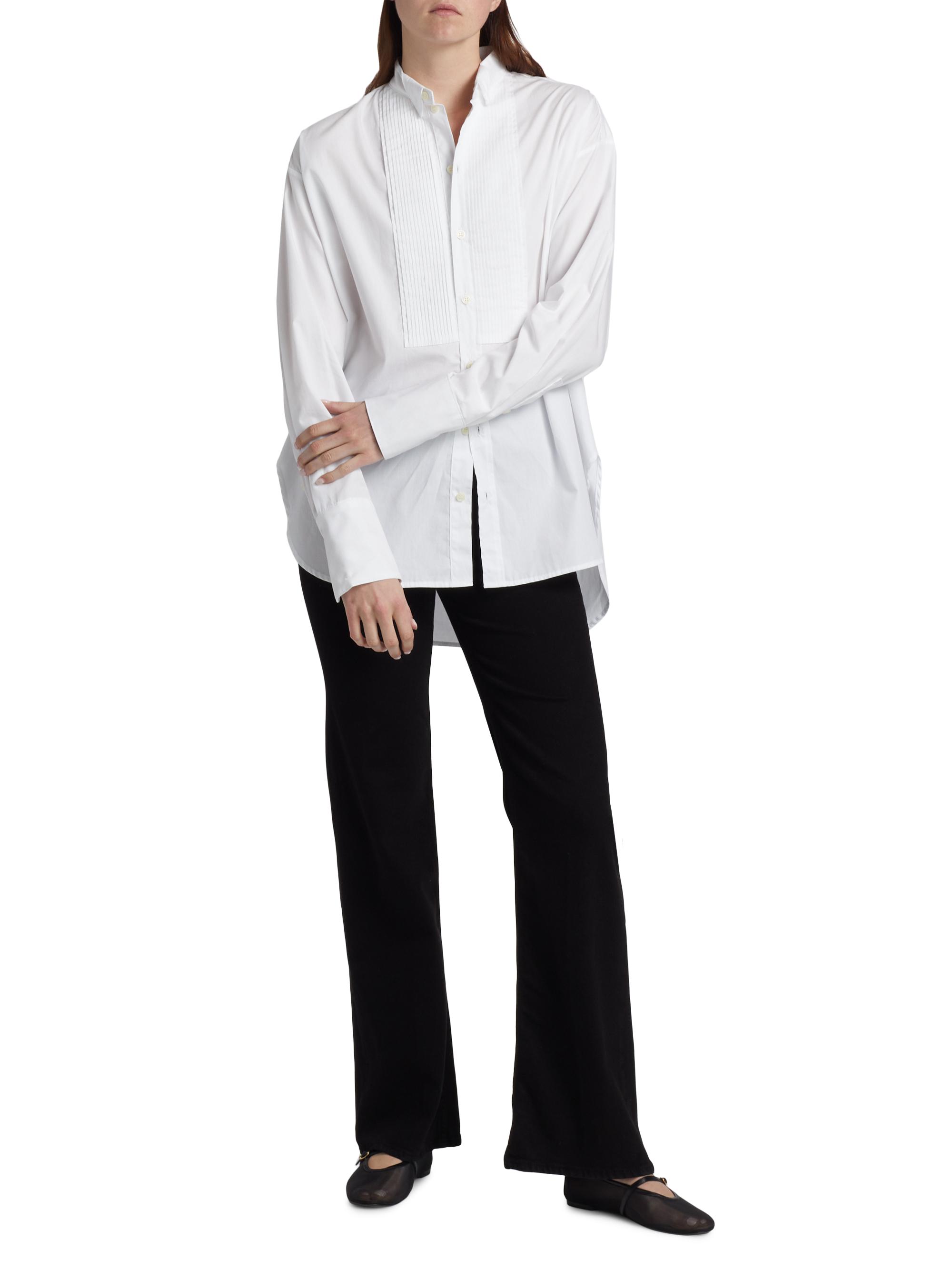 Jamie Haller The Tuck Cotton Shirt Saks Fifth Avenue