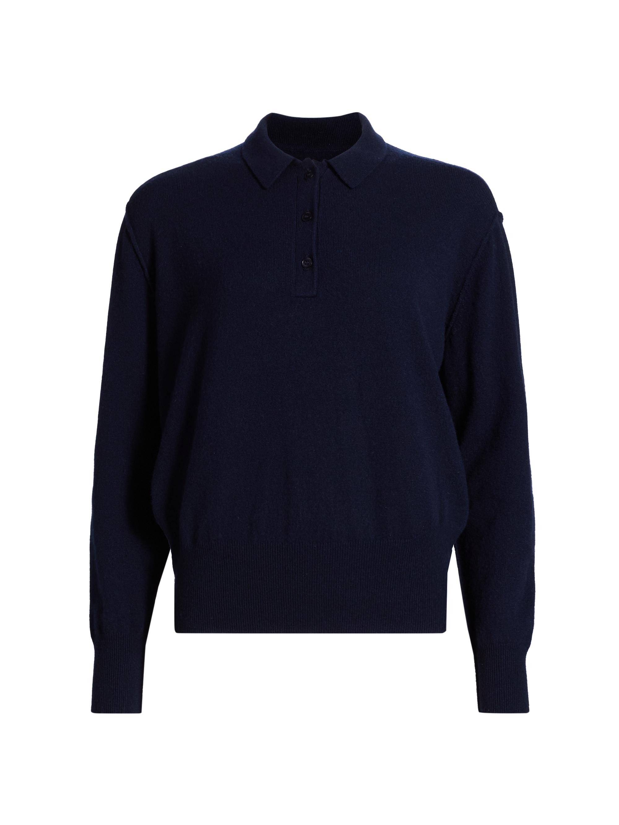 Jamie Haller Women's Cashmere Polo Sweater - Navy