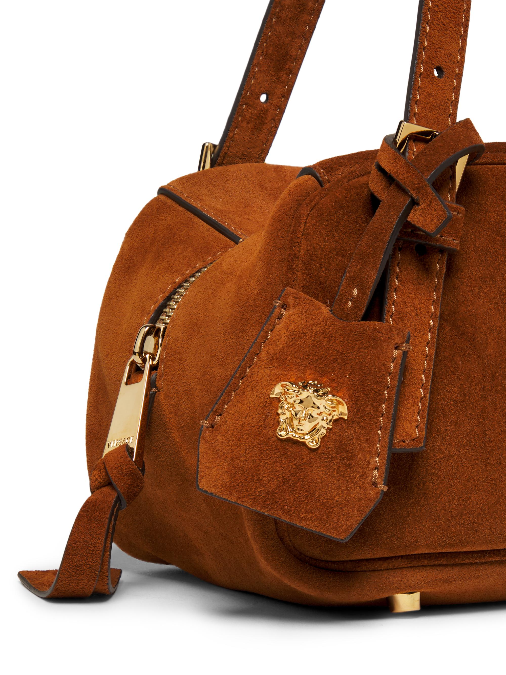 Versace Suede Shoulder Bag | Saks Fifth Avenue
