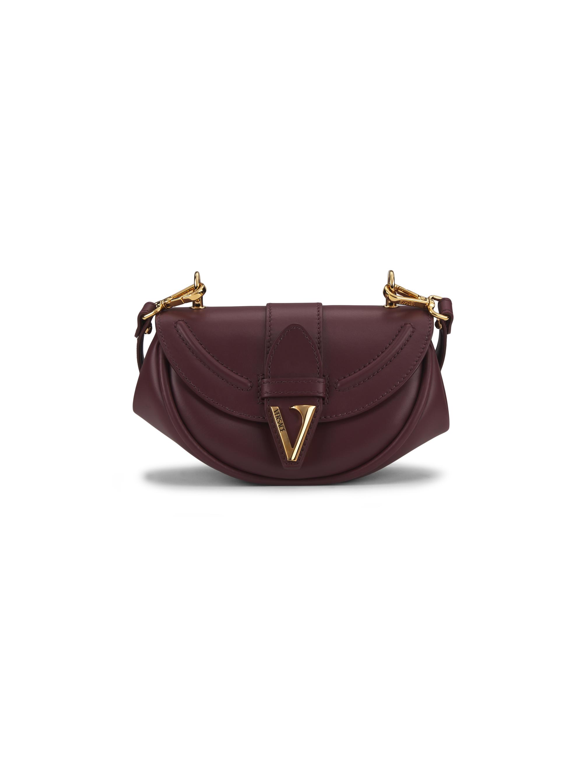 【美品】◆ アデランス VIRUGA◆ Virtus Leather Shoulder Bag | VERSACE US