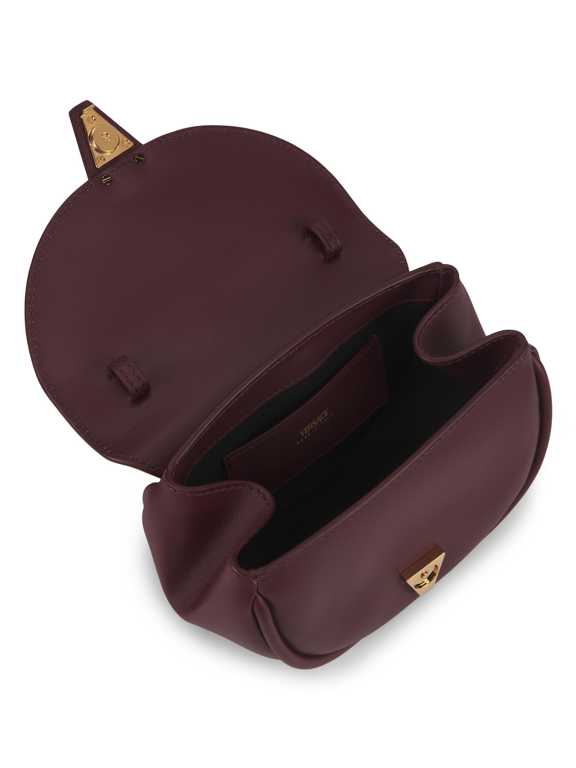 Versace Virtus Small Shoulder Leather Bag | Saks Fifth Avenue
