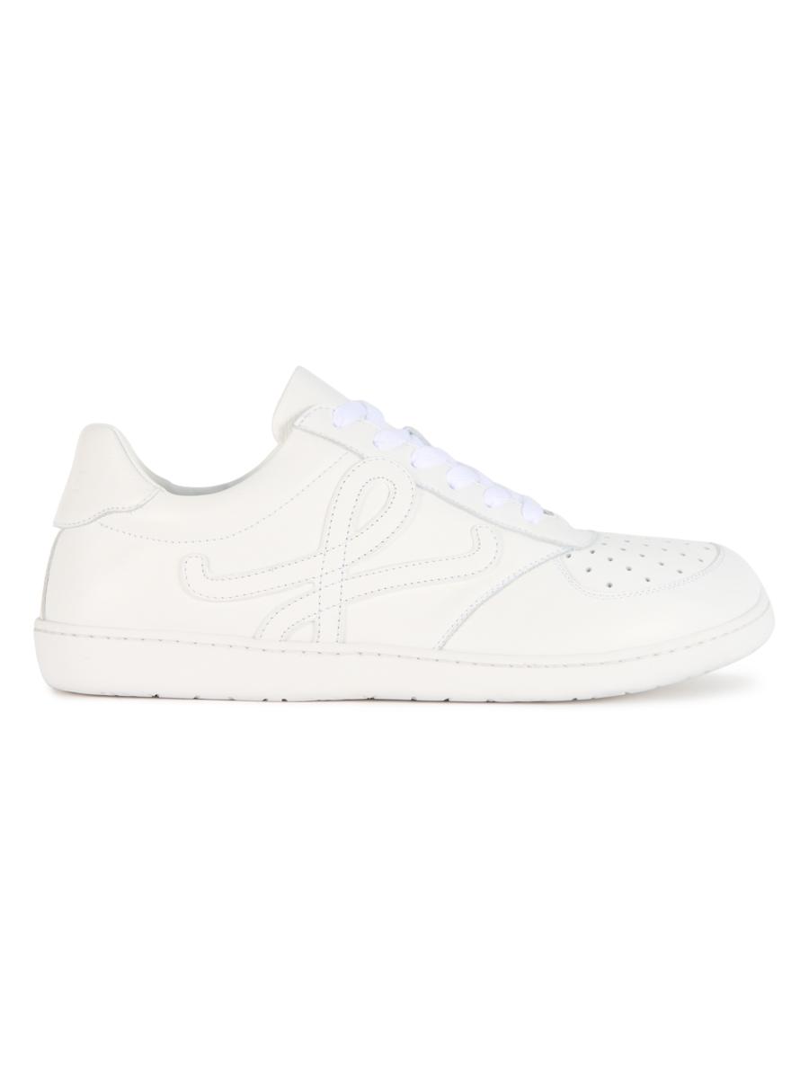 Loewe Jambo Sneaker In Soft Grained Calfskin Sneakers White In White
