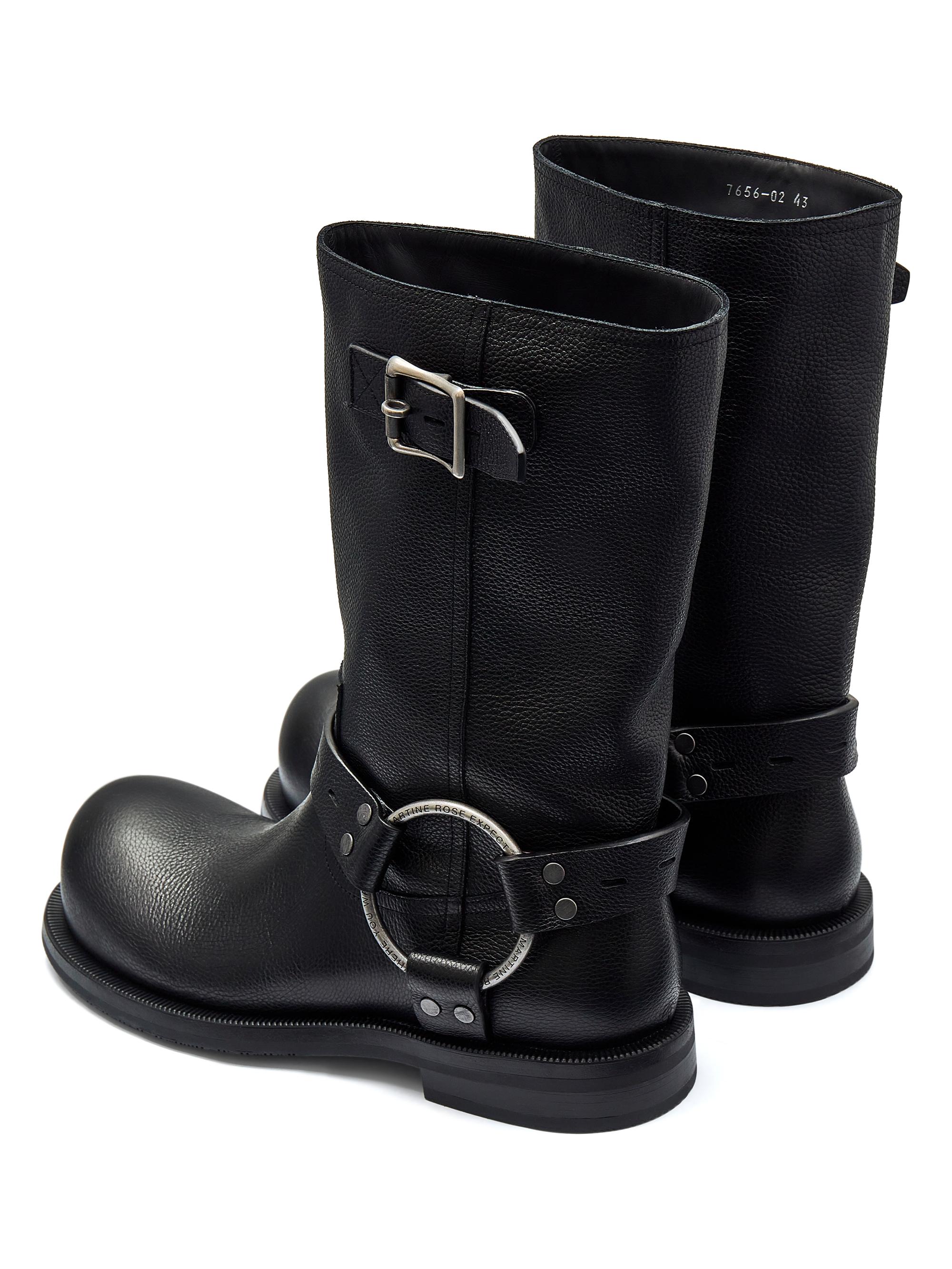 Martine Rose O-Ring Leather Moto Boots | Saks Fifth Avenue