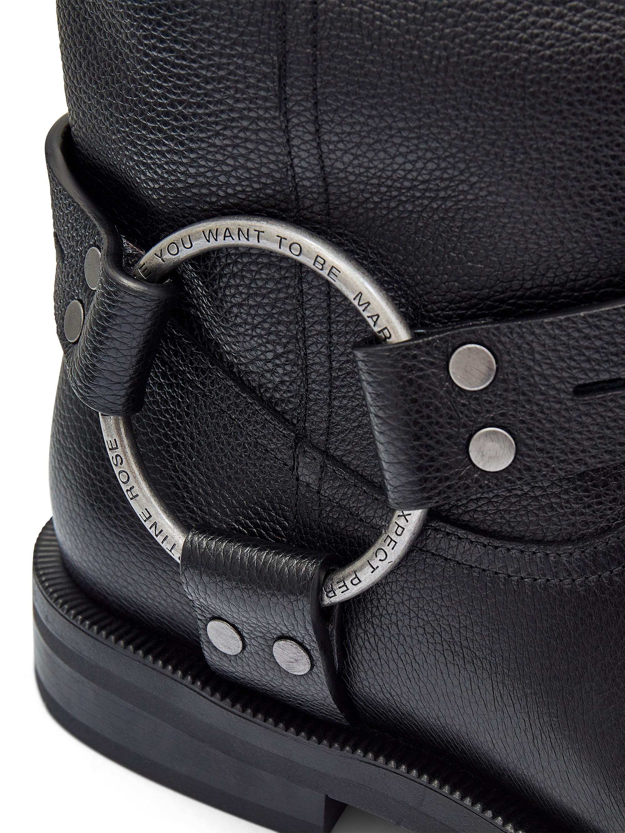 Martine Rose O-Ring Leather Moto Boots | Saks Fifth Avenue