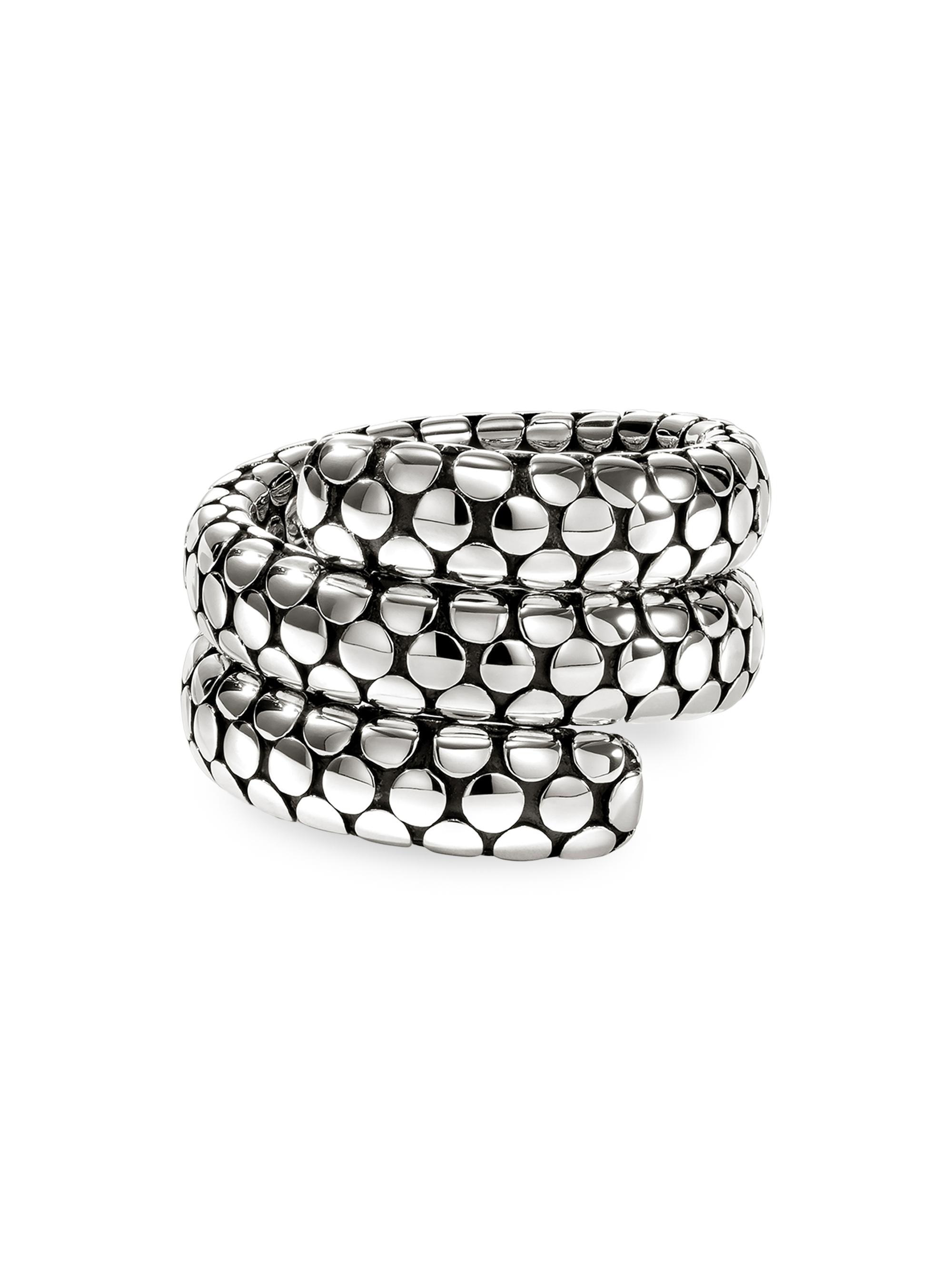 John Hardy Women's Dot Sterling Silver Coil Ring - Silver