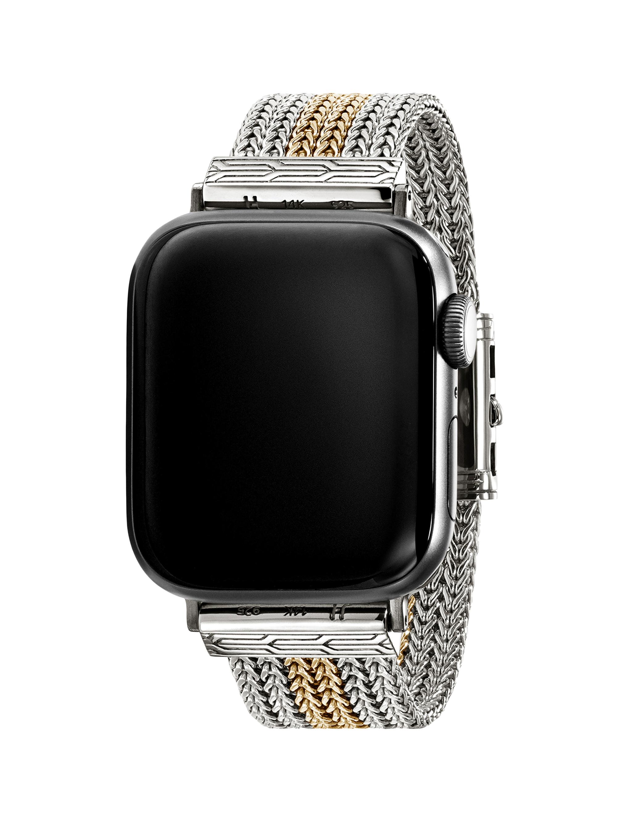 Tory Burch TB Reva Two-Tone Stainless Steel Apple Watch® Bracelet