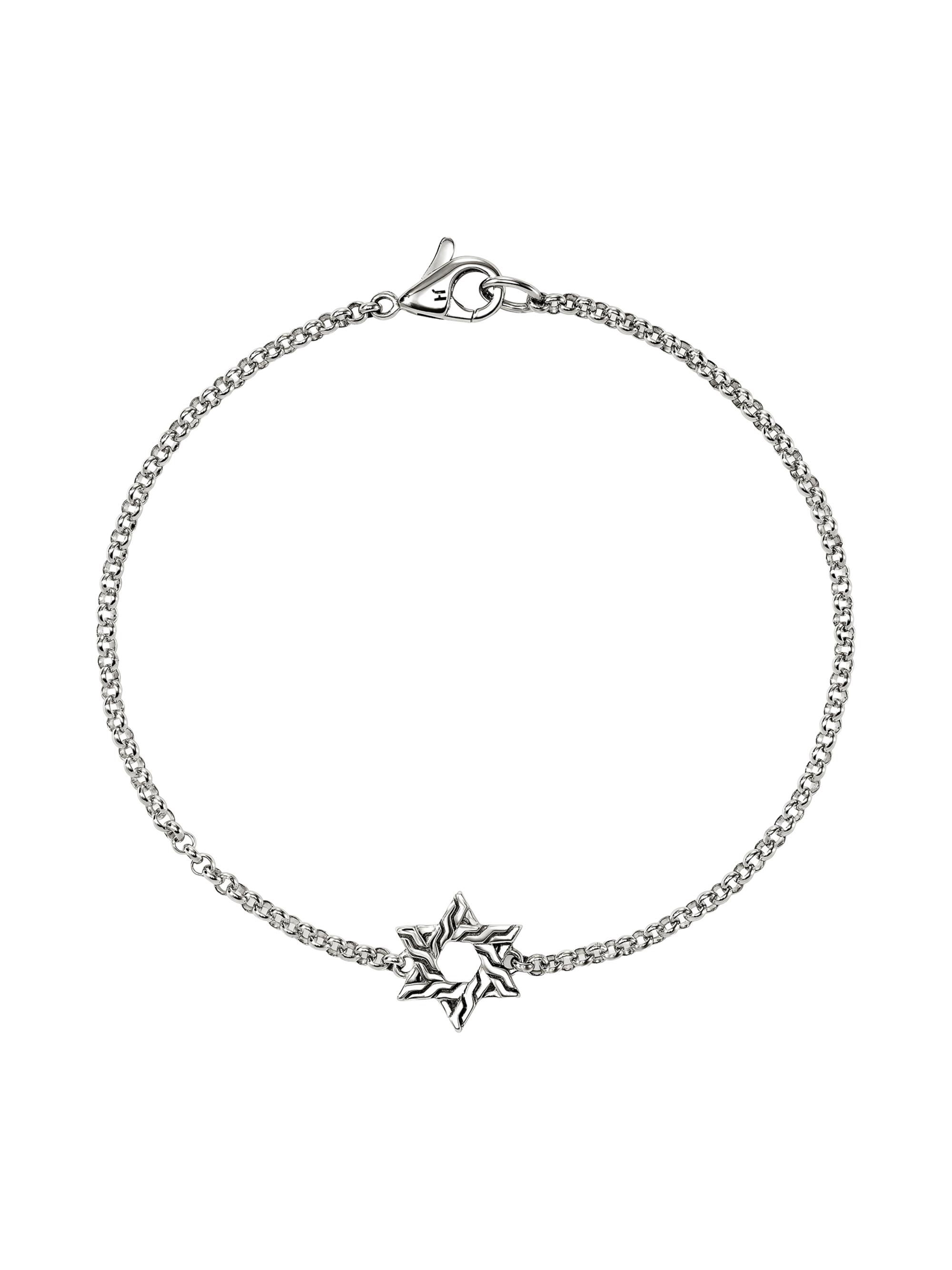 John Hardy Women's JH Essentials Sterling Silver Star Of David Charm Bracelet - Silver