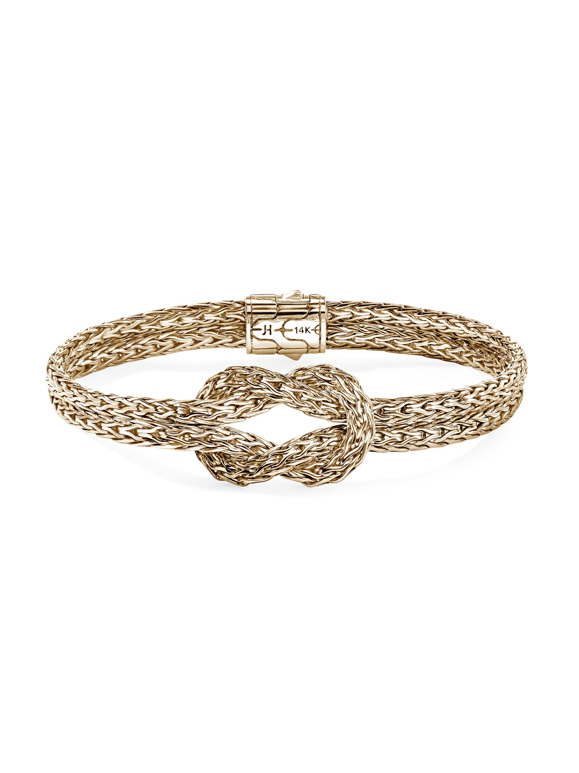 John Hardy Women's Love Knot 14K Yellow Gold Bracelet - Gold
