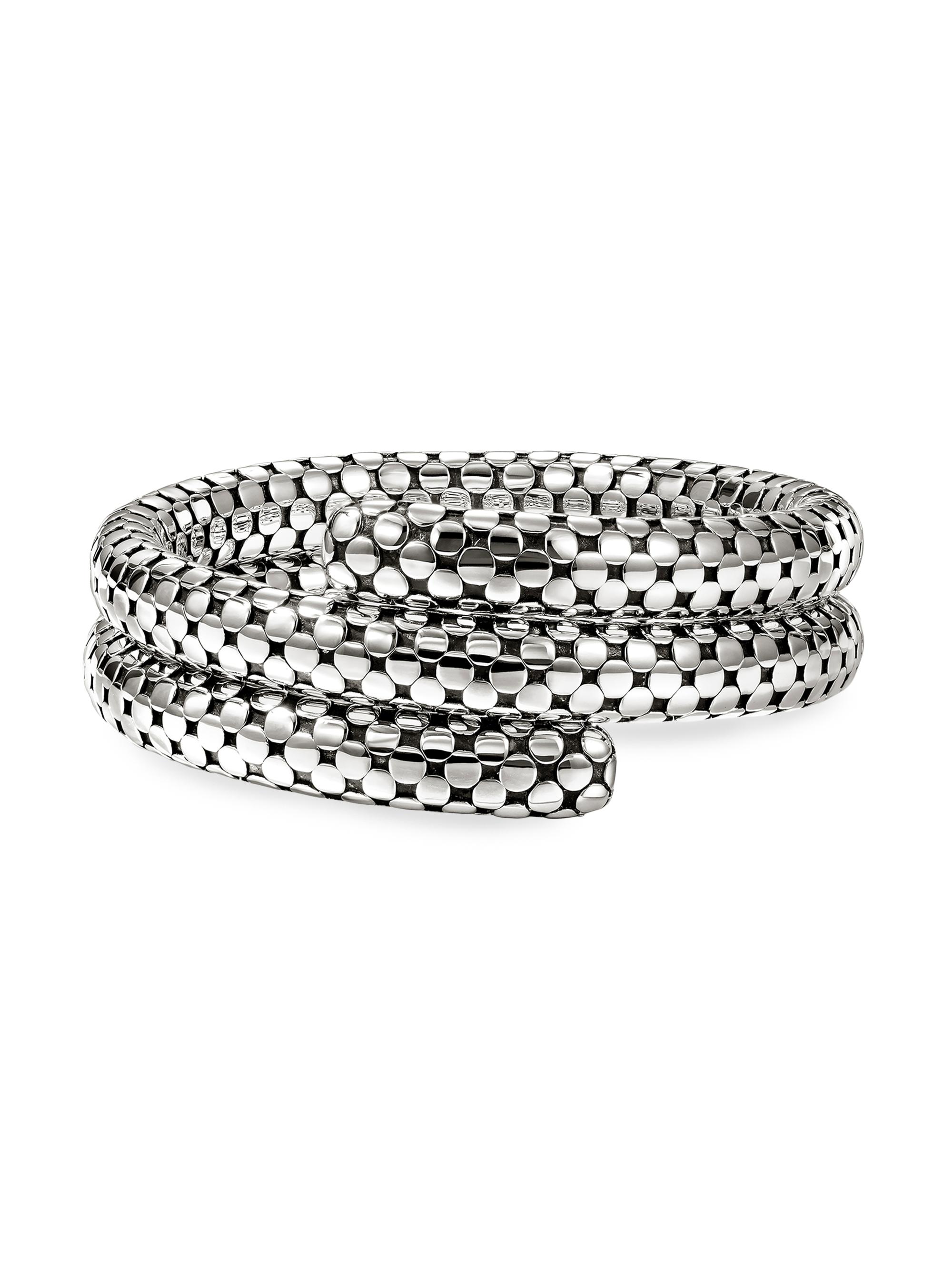 John Hardy Women's Dot Sterling Silver Flexible Coil Bracelet - Silver