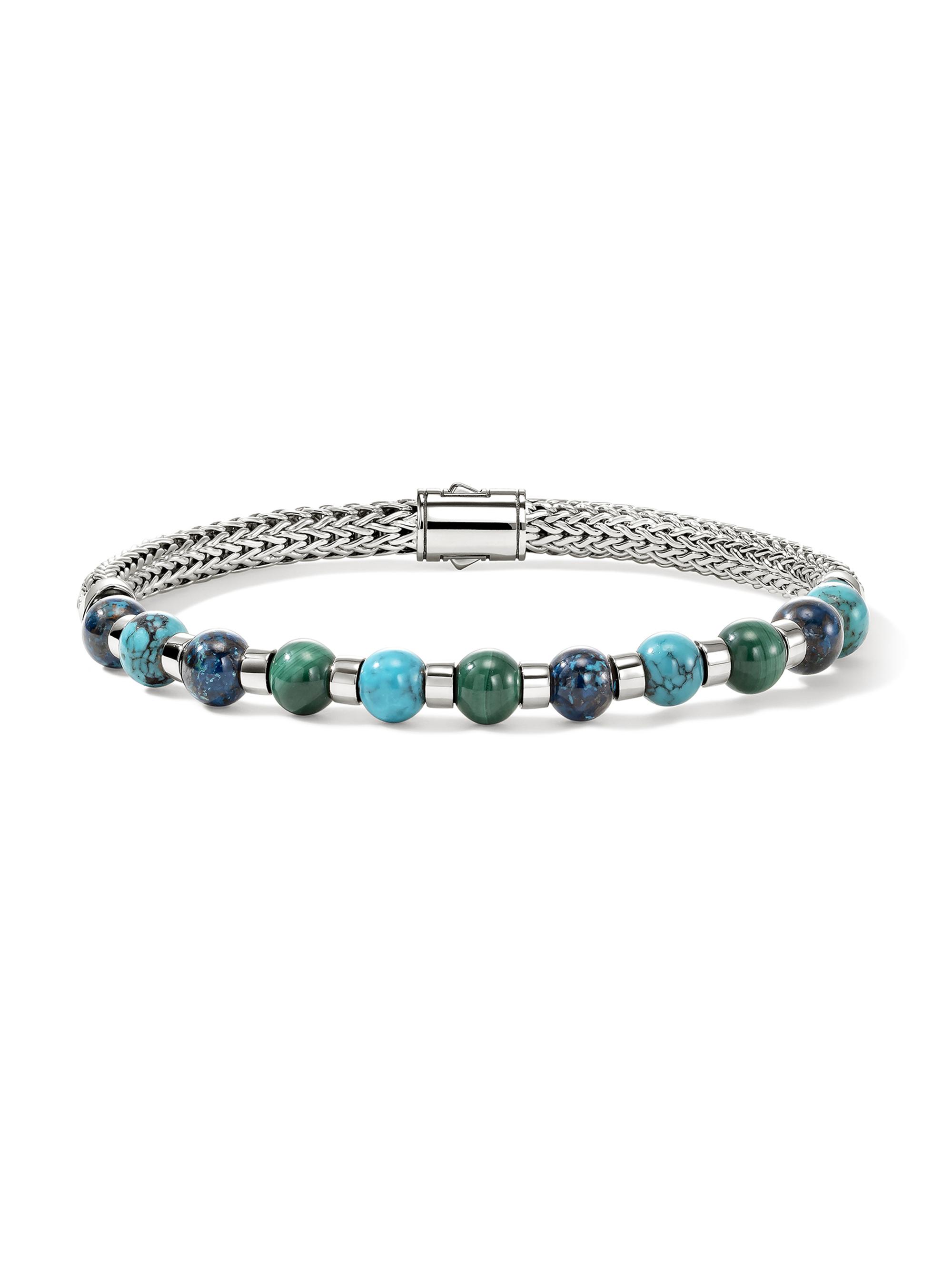 John Hardy Men's Sterling Silver & Multi-Gemstone Beaded Bracelet