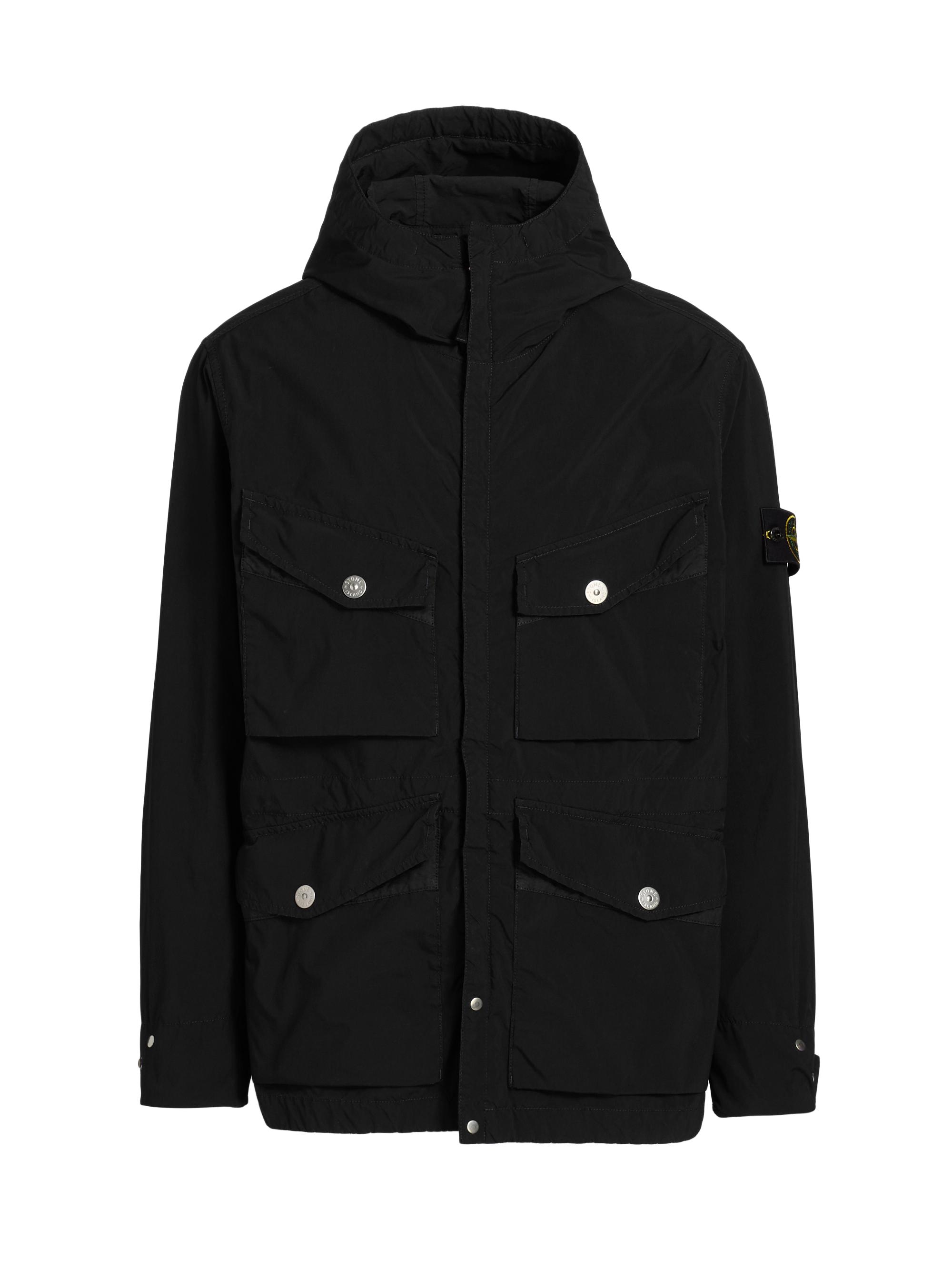 Stone Island Cotton-Blend Hooded Overshirt | Saks Fifth Avenue