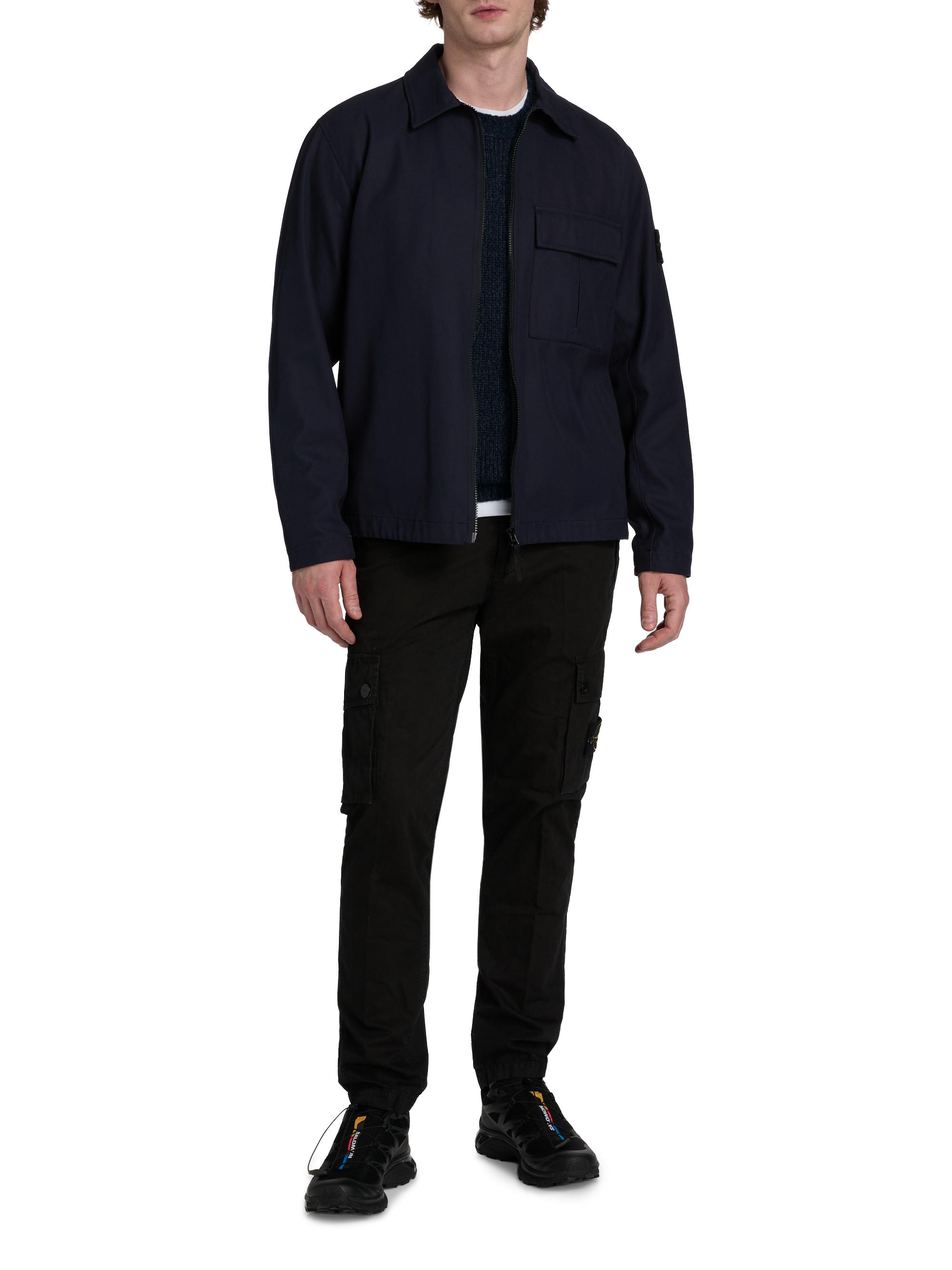 ジャケット・アウター STONE  Cotton Shirt Jacket Stone Island Zip-Front Cotton Shirt Jacket | Saks Fifth Avenue