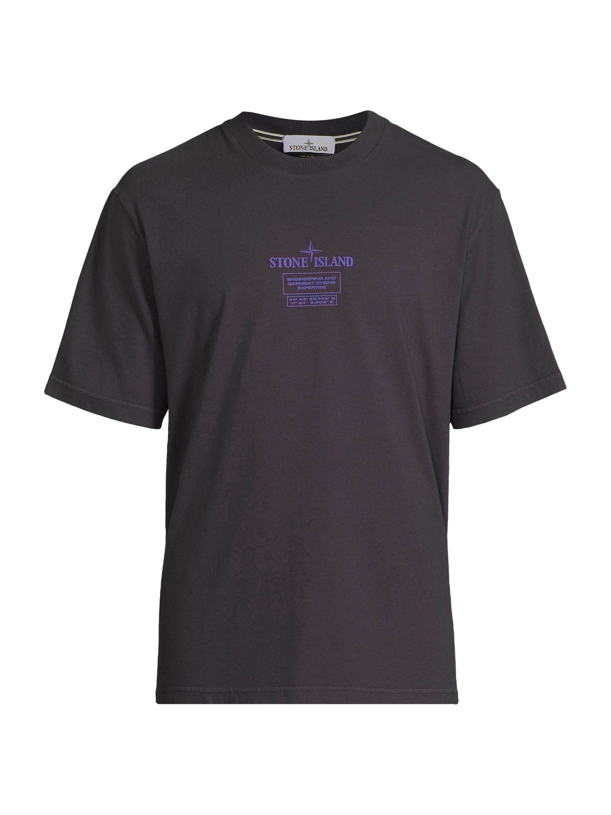 Stone Island Institutional Print Garment-Dyed T-Shirt | Saks Fifth