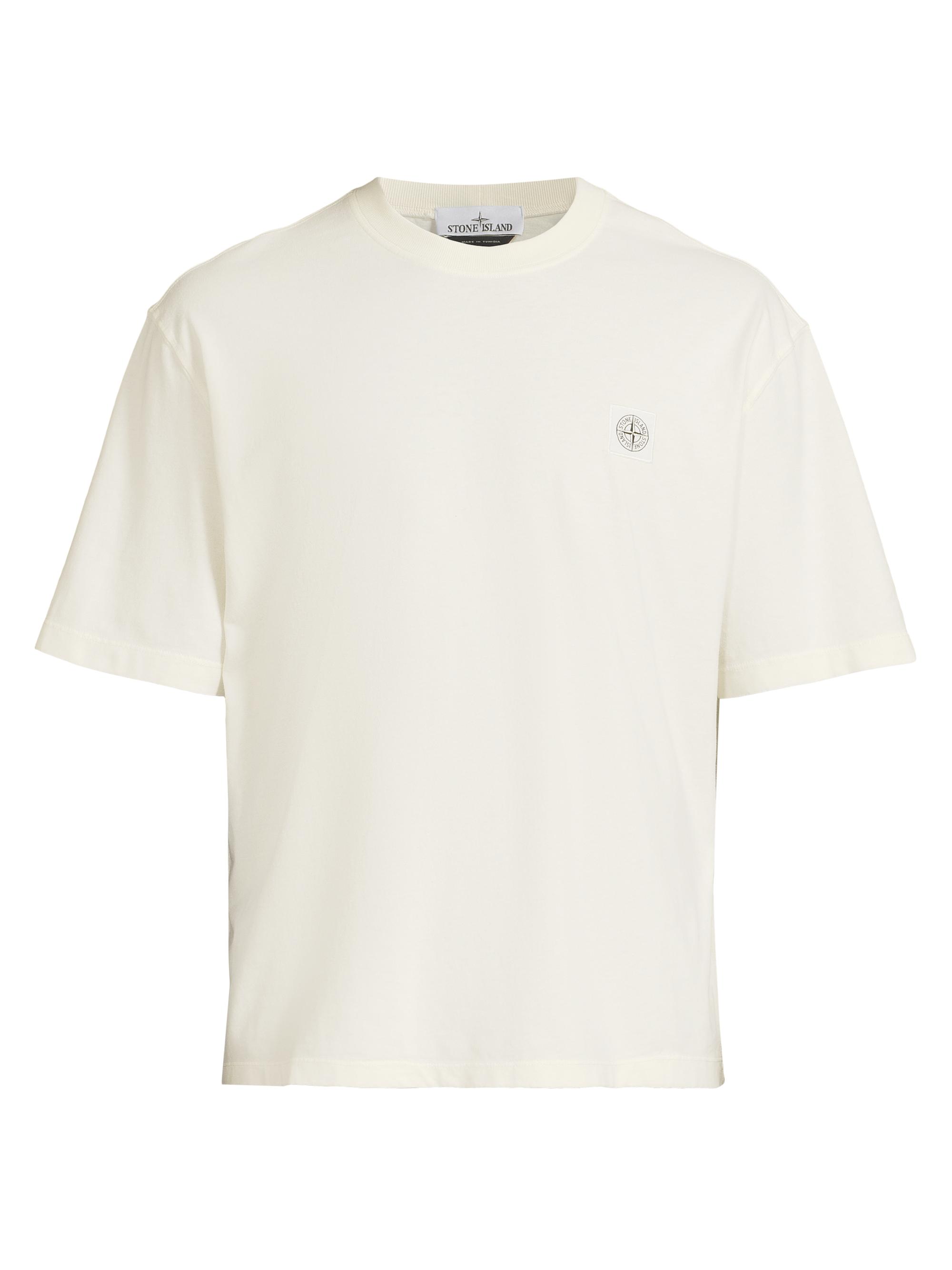 Stone Island Men's Logo Cotton Crewneck T-Shirt -