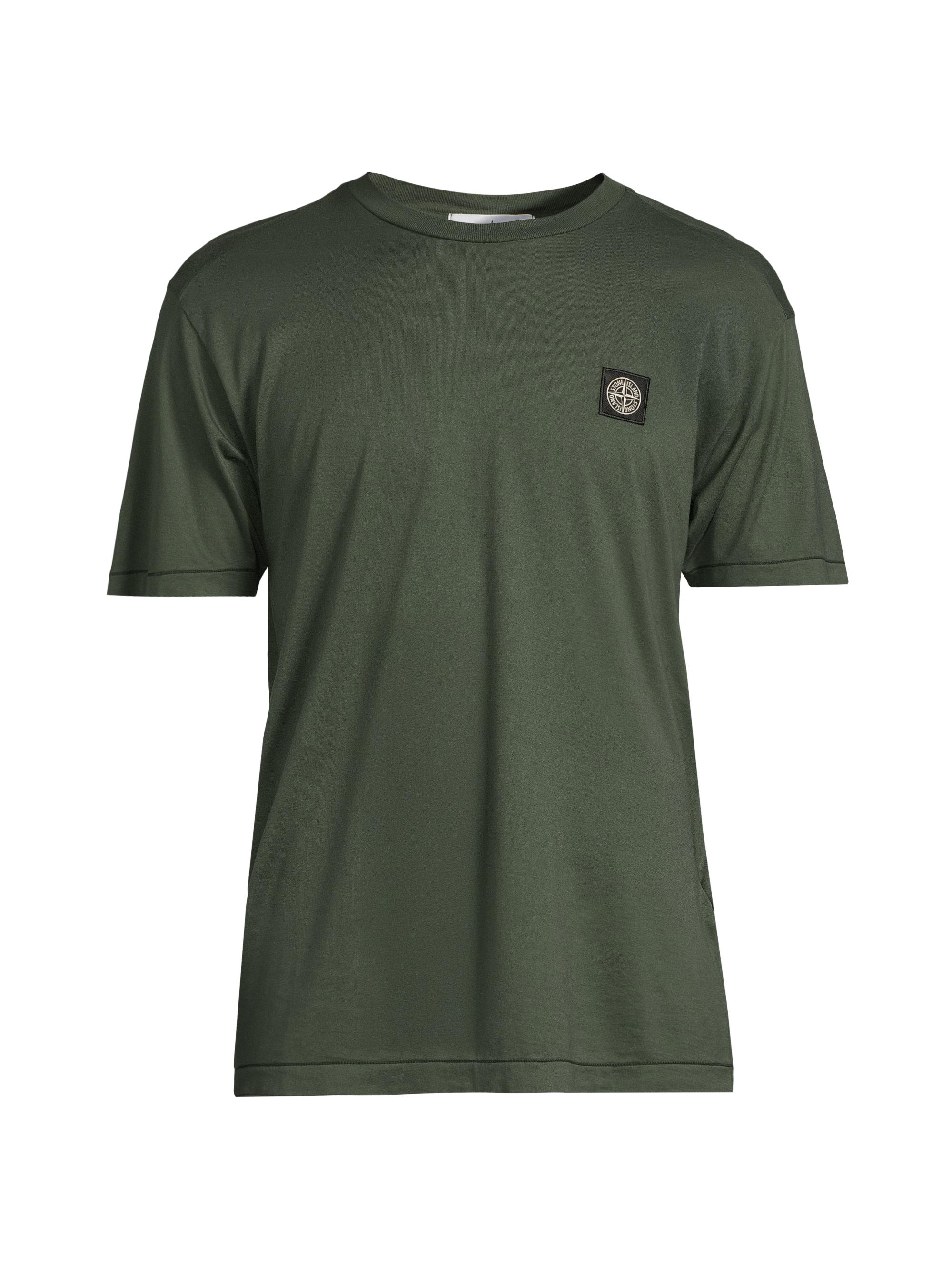 Stone Island Men's Cotton Crewneck T-Shirt - Juniper