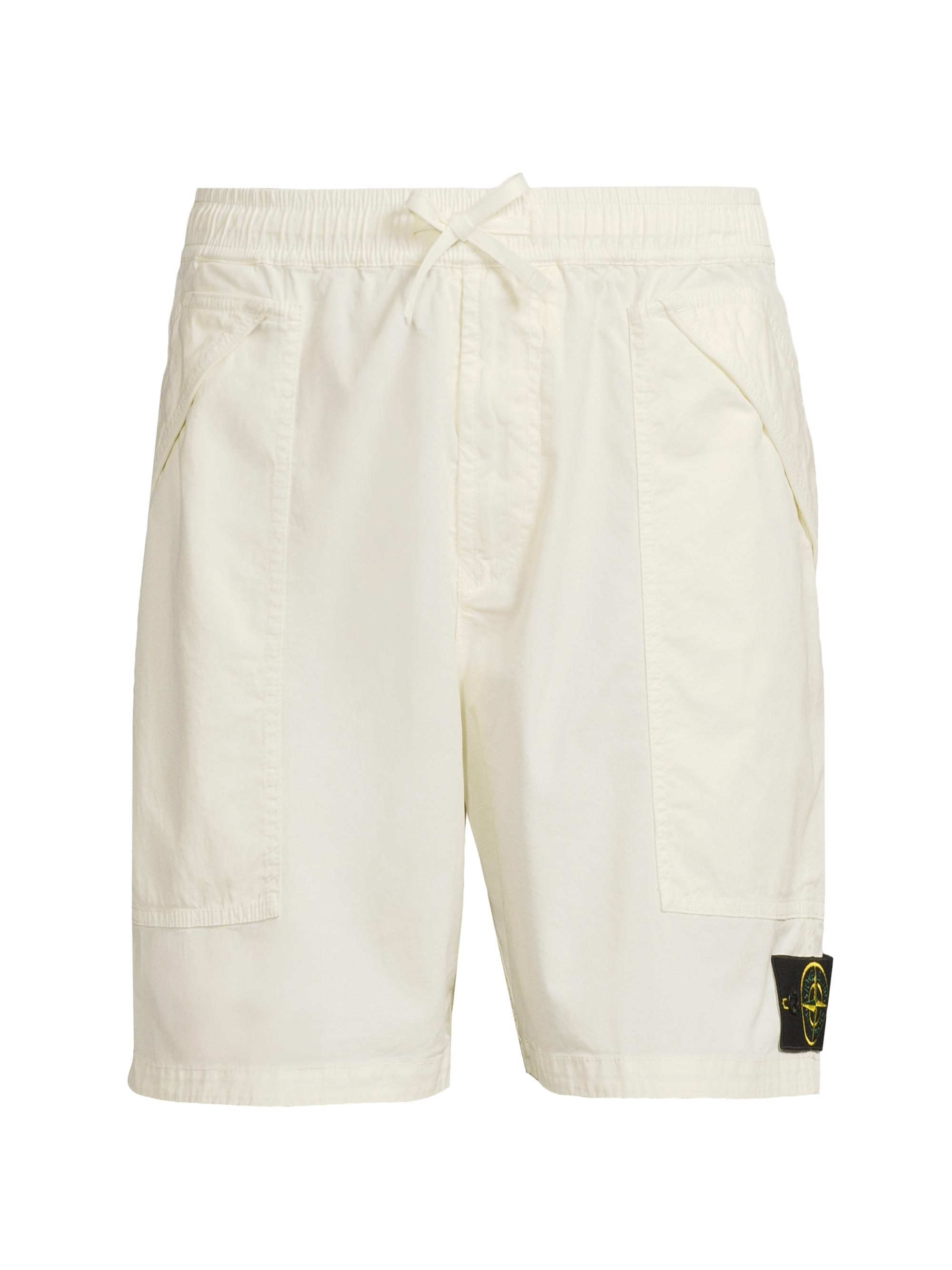Stone Island Men's Stretch-Cotton Drawstring Shorts -