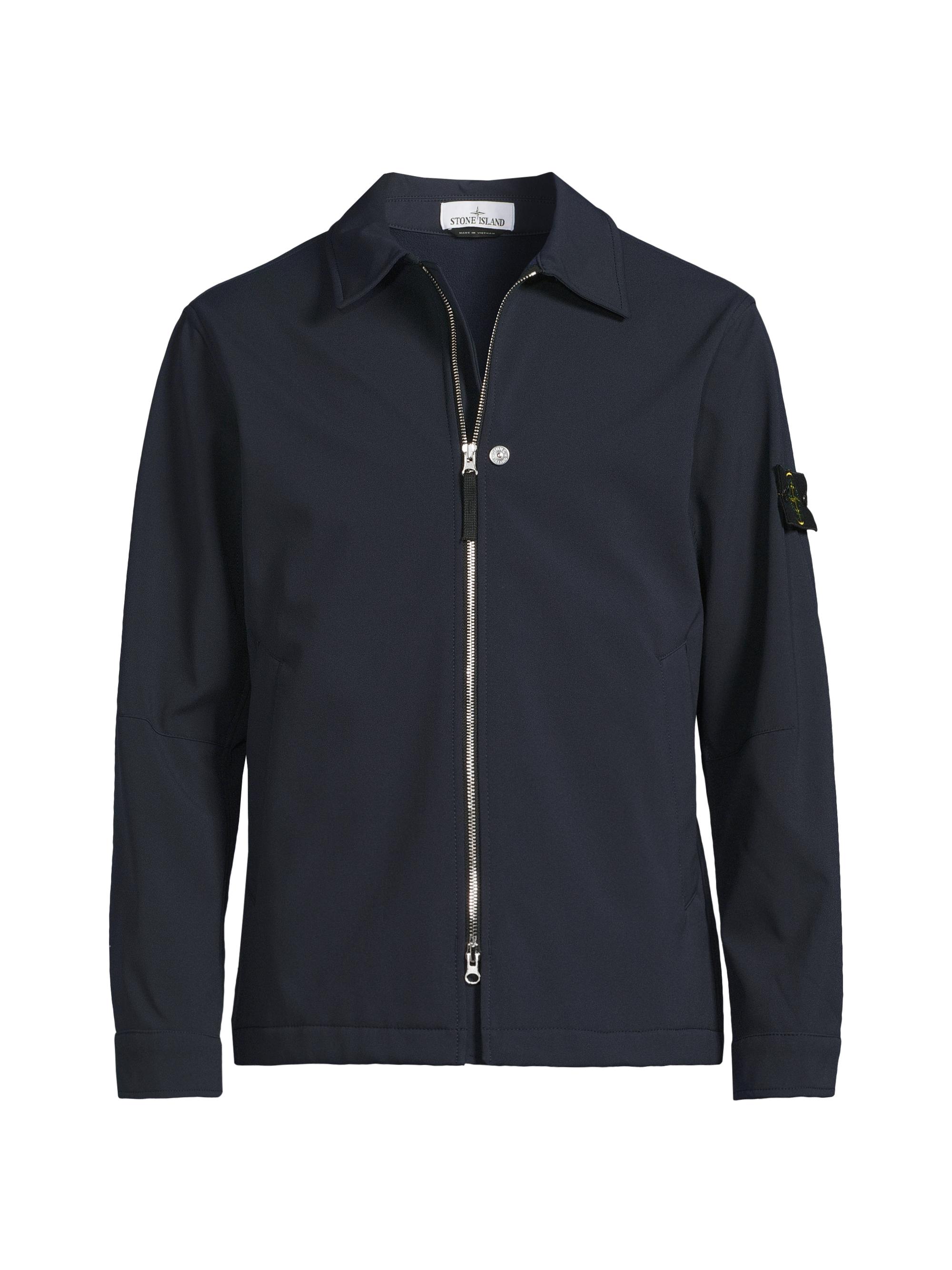 Stone Island Cotton-Blend Hooded Overshirt | Saks Fifth Avenue