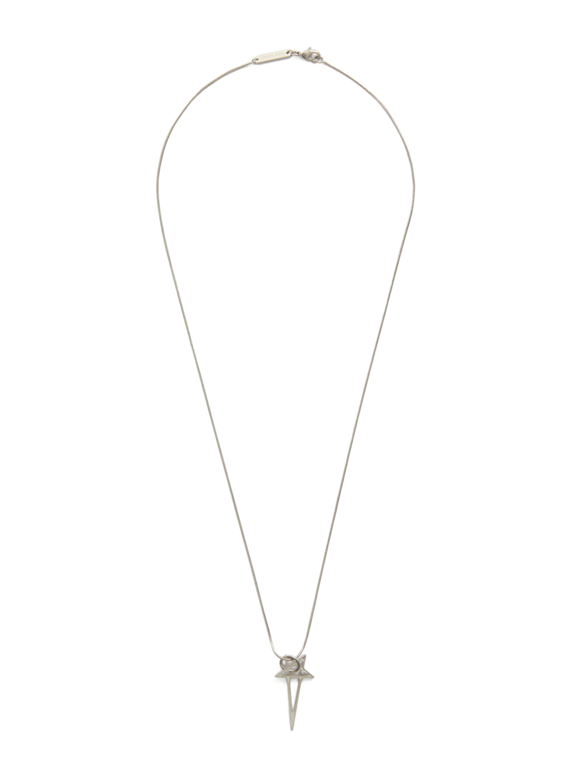 Rick Owens Pentagram Pendant Necklace | Saks Fifth Avenue