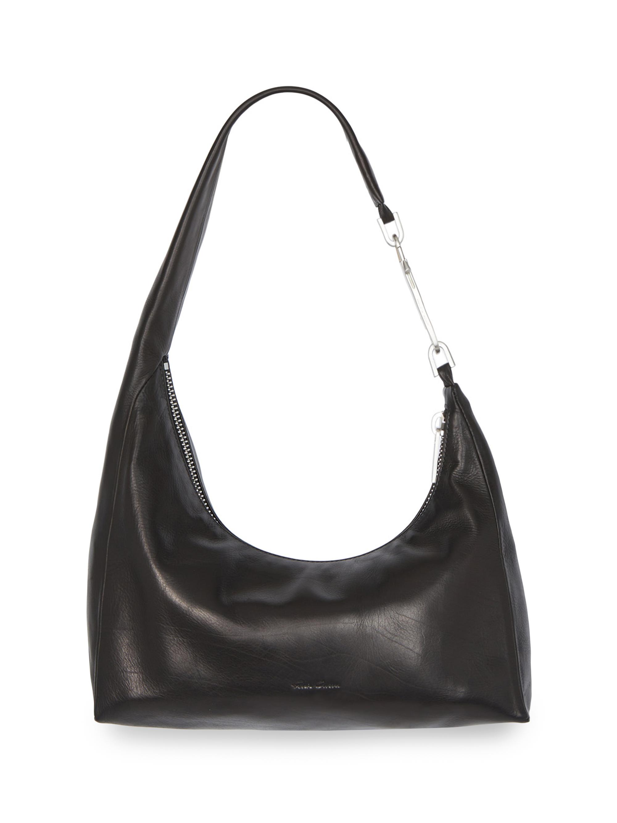 Rick Owens Men's  Gemini Leather Shoulder Bag - Black