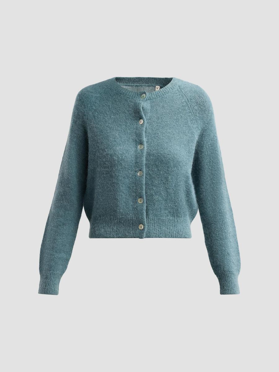 Doen Women's Petra Knit Cardigan In Seafare