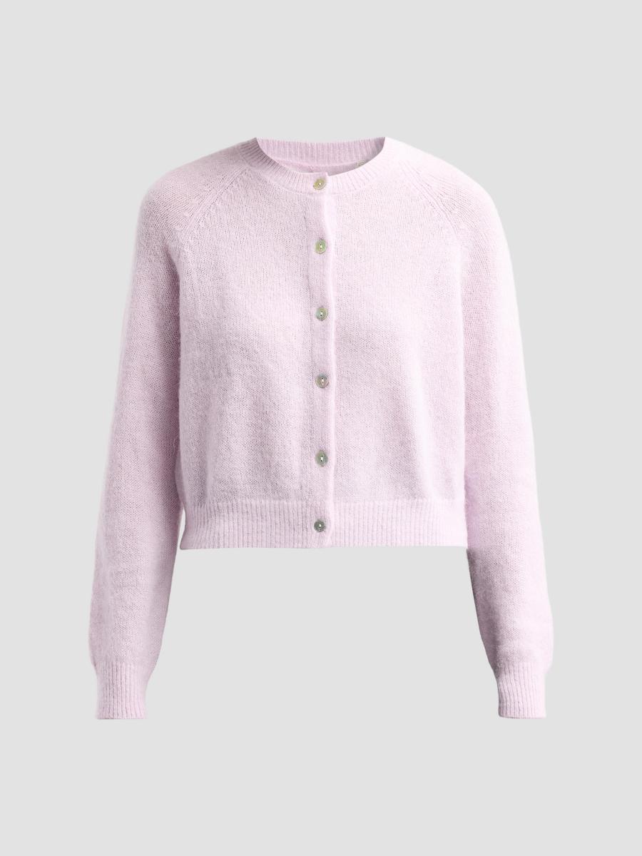 Doen Women's Petra Knit Cardigan In Violet Thistle