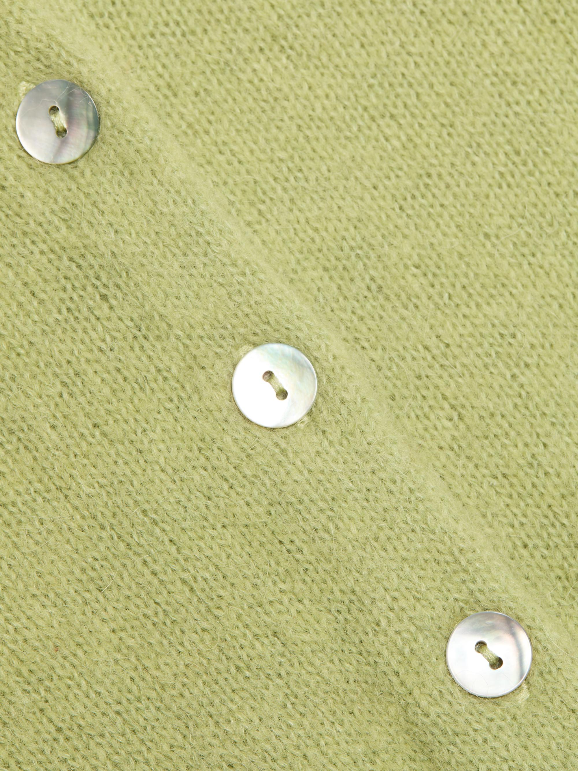 DÔEN Anisa Alpaca-Blend Puff-Sleeve Cardigan | Saks Fifth Avenue