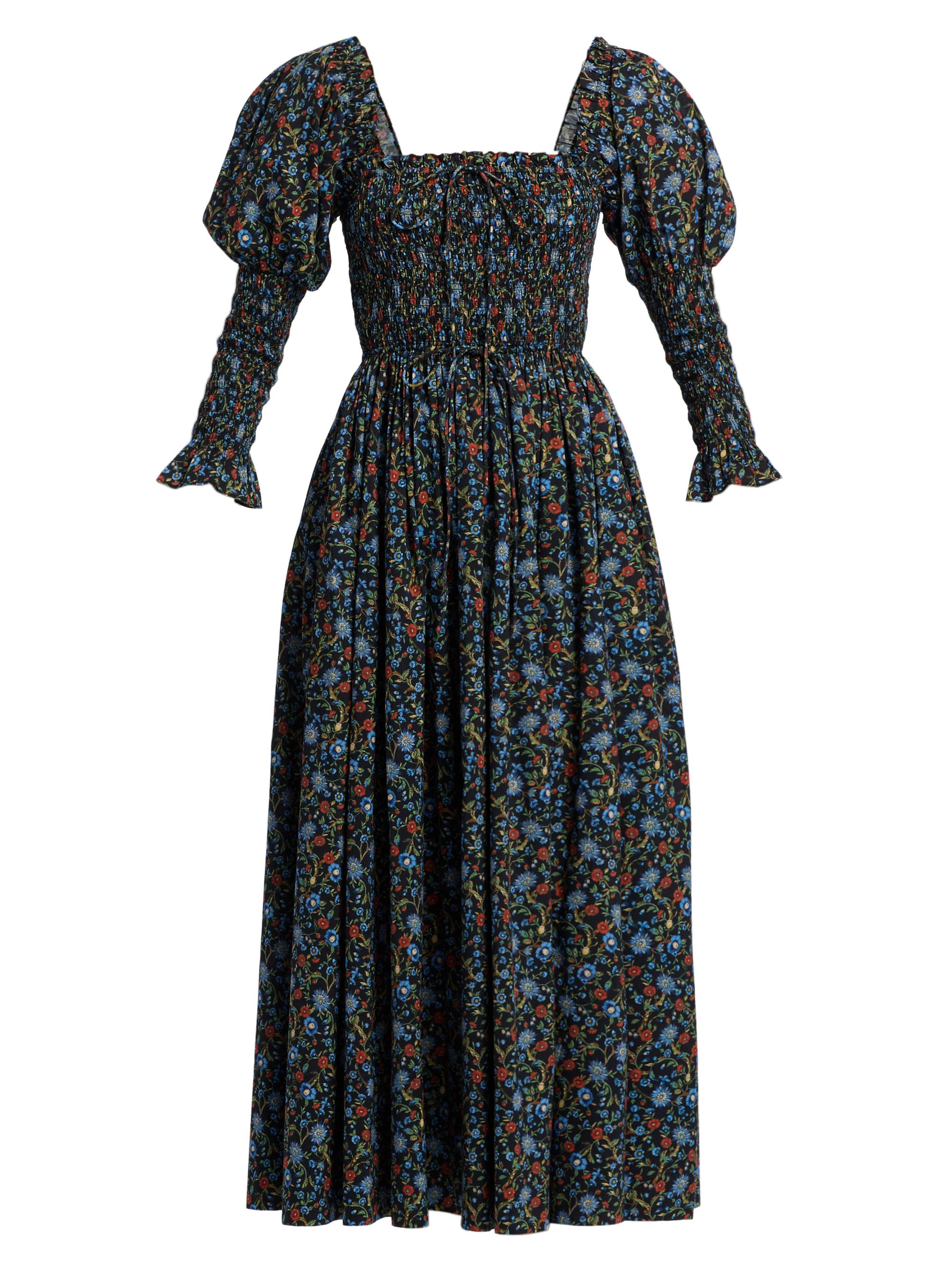 DÔEN Wilmina Floral Smocked Maxi-Dress | Saks Fifth Avenue