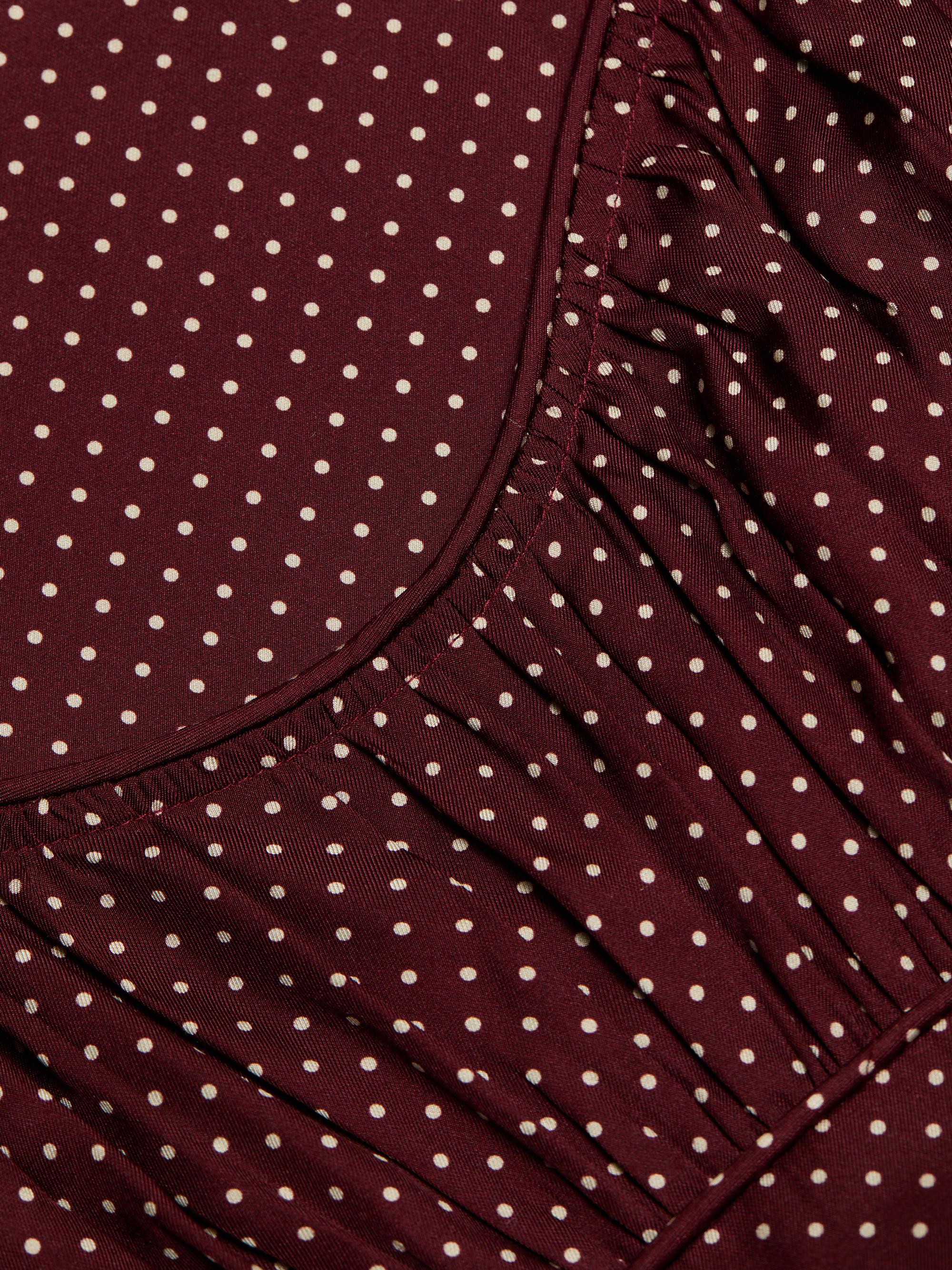 DEN Rosaria Polka Dot Midi-Dress | Saks Fifth Avenue