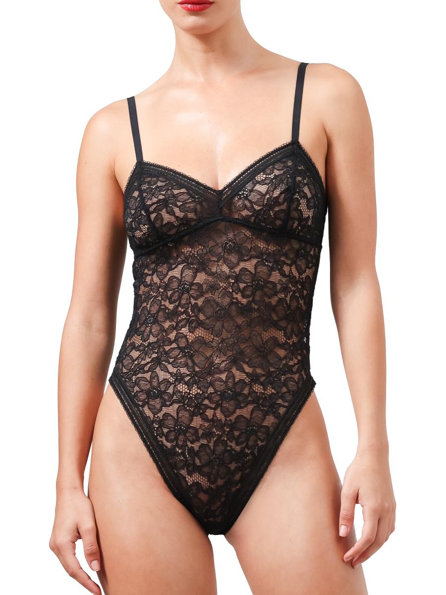 Wolford Graphic Lace Wireless Bodysuit | Saks Fifth Avenue