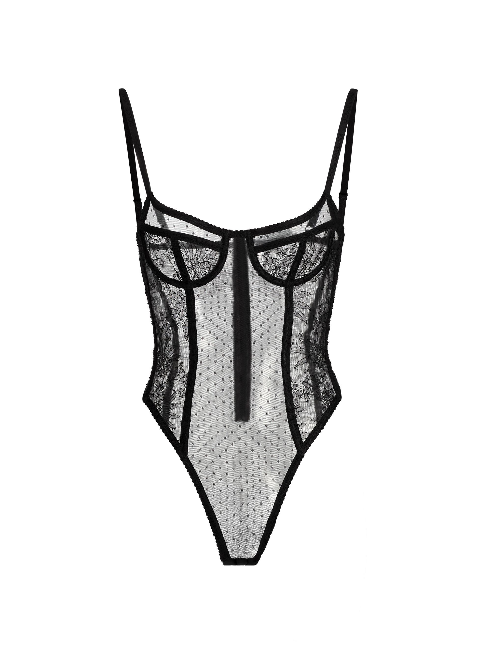 Dolce & Gabbana Women's Body Body Lace Bodysuit - Black