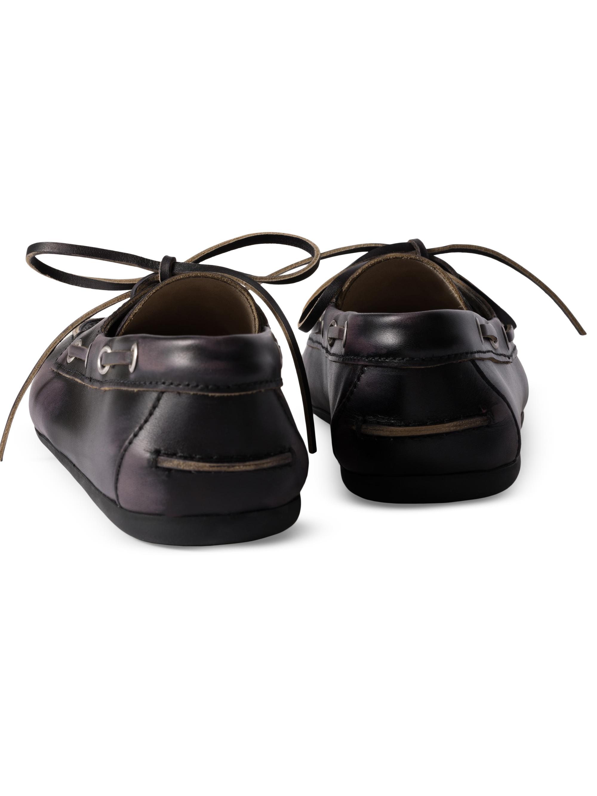 Miu Miu Unlined Bleached Leather Boat Shoes | Saks Fifth Avenue