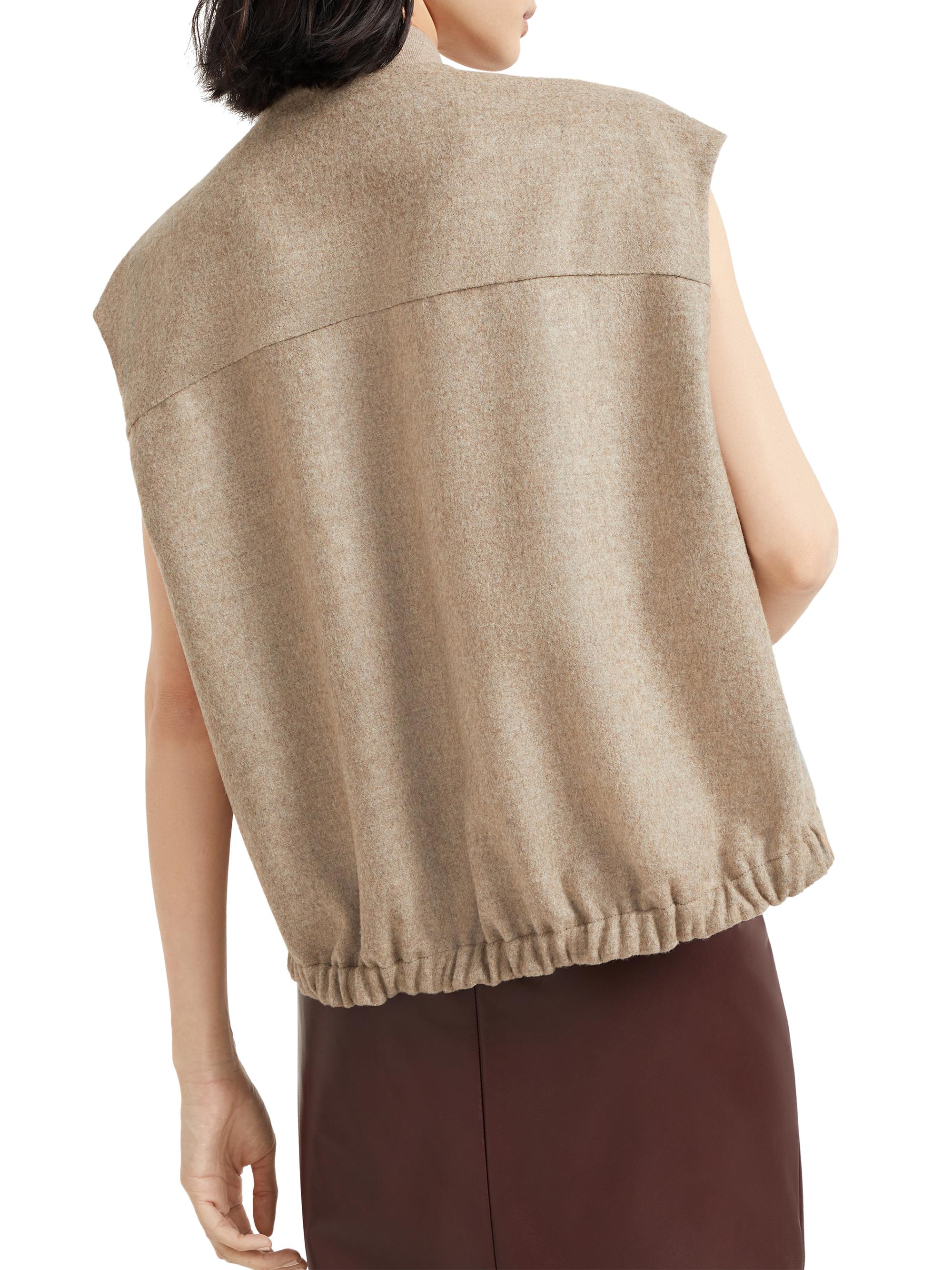 Brunello Cucinelli Hand Crafted Virgin Wool Double Cloth Vest