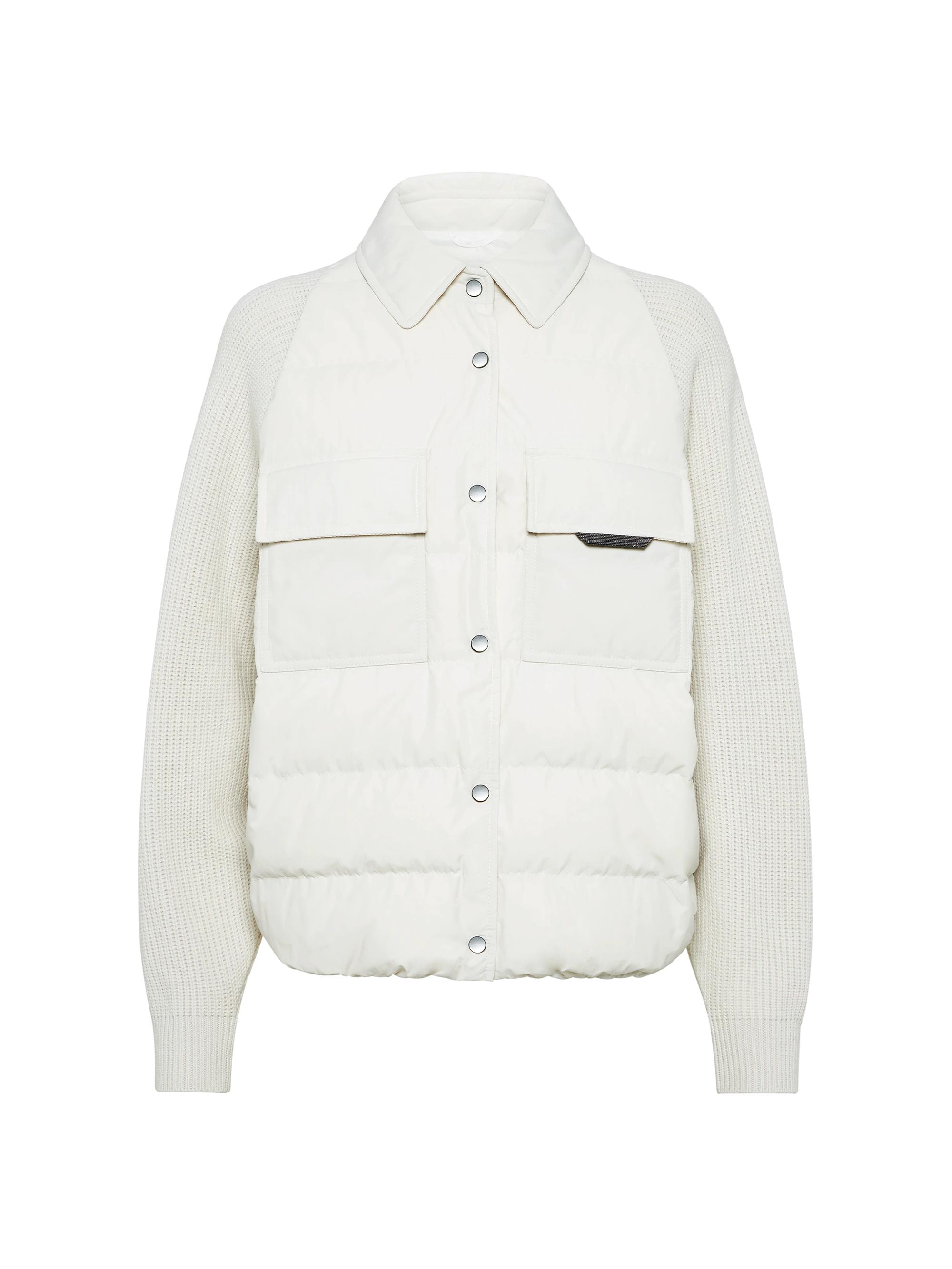 Brunello Cucinelli Women's Water Resistant Techno Cotton and Virgin Wool Jacket -