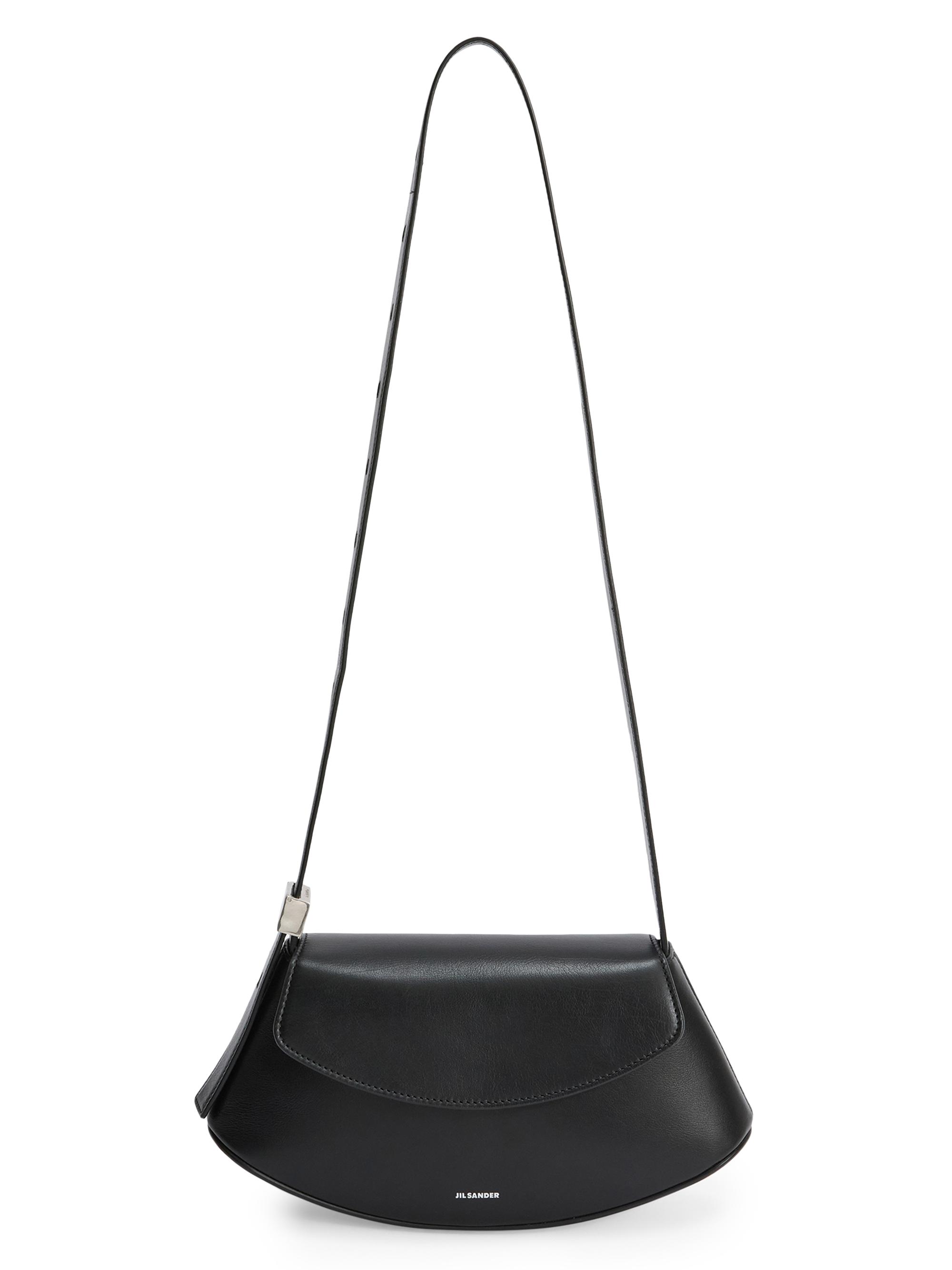 Jil Sander Women's Eldorado Spikes Leather Crossbody Bag - Black