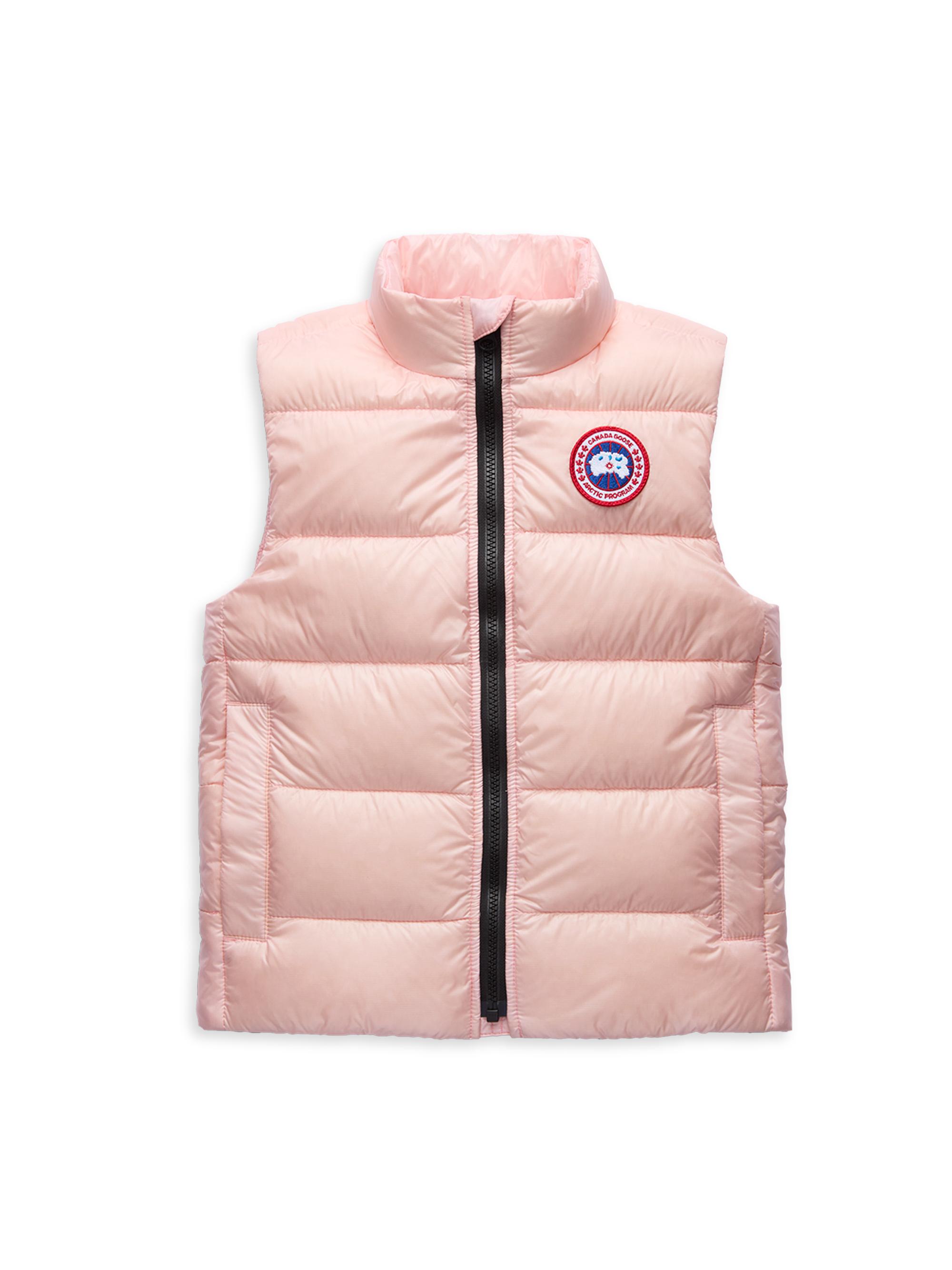 Canada Goose Little Kid's Puffer Down Vest - Pink Lemonade
