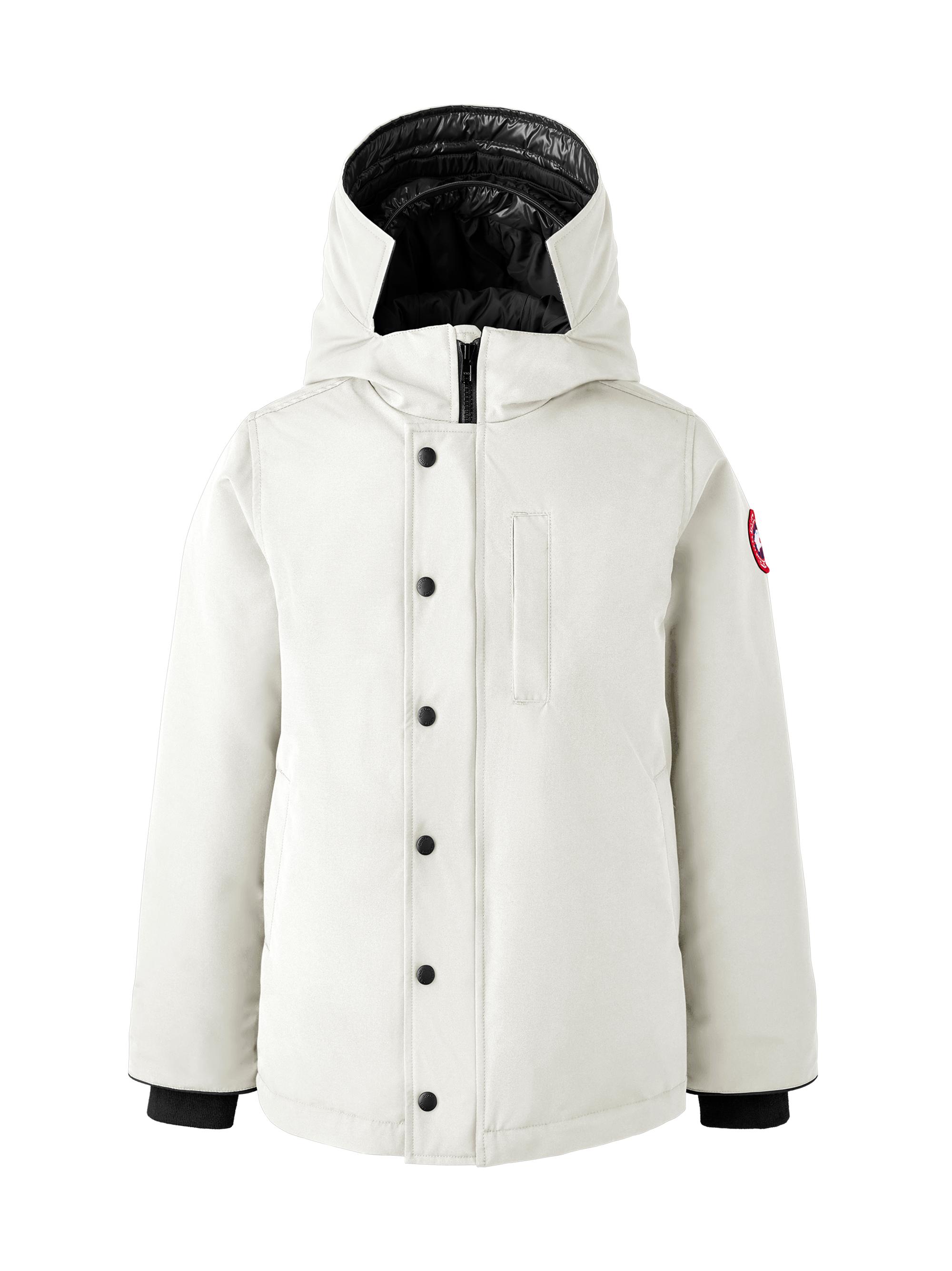 Canada Goose Little Kid's & Kid's Logan Parka - White Black