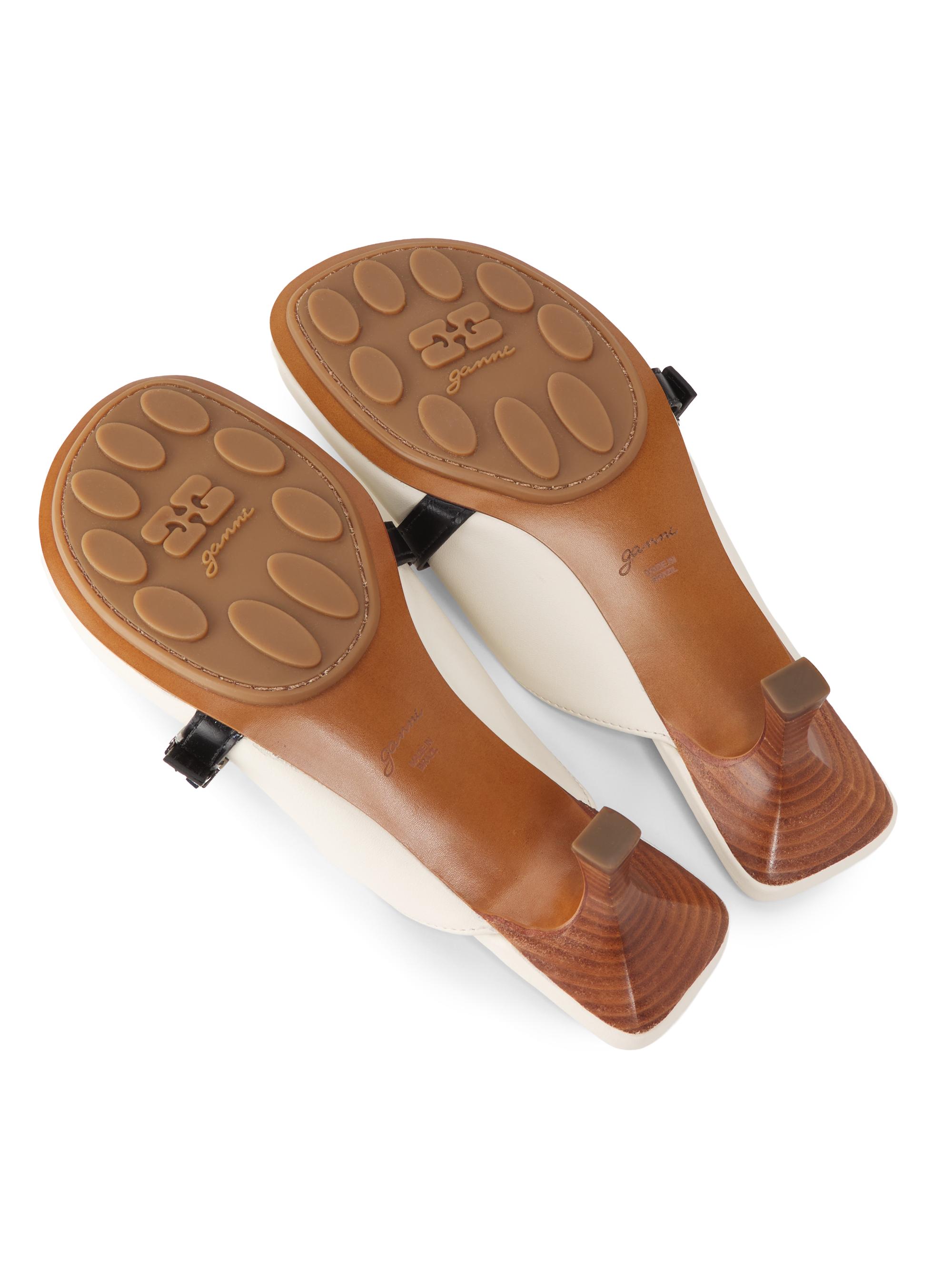 Ganni Sue Buckle-Detail Mules | Saks Fifth Avenue