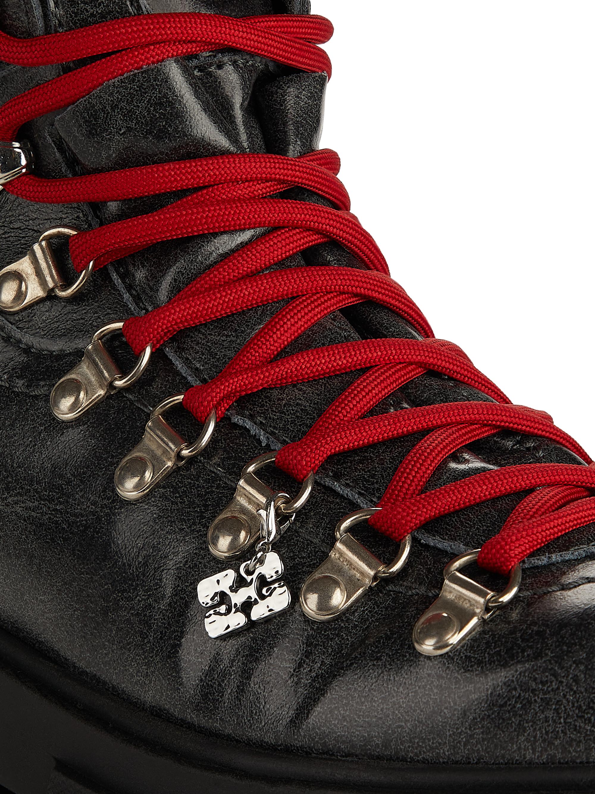 Ganni Cleated Mountain Ankle Boots | Saks Fifth Avenue