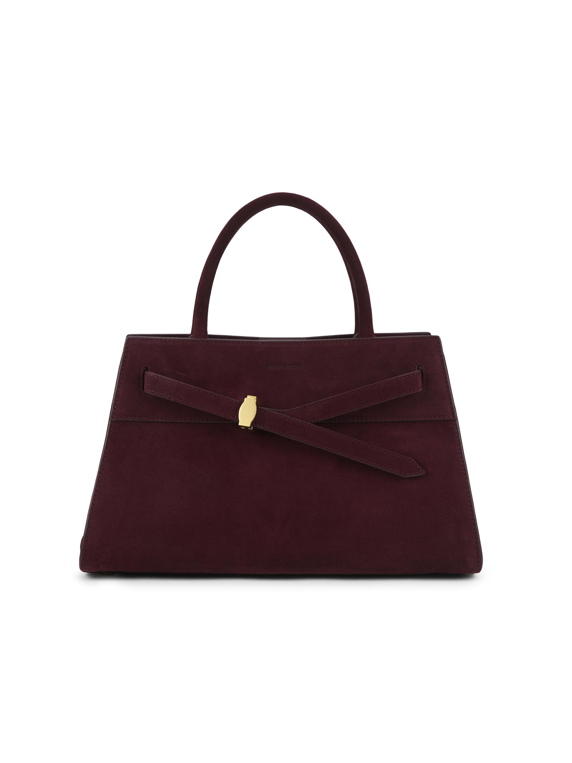 Veronica Beard Women's Dash Suede Top Handle Bag - Raisin