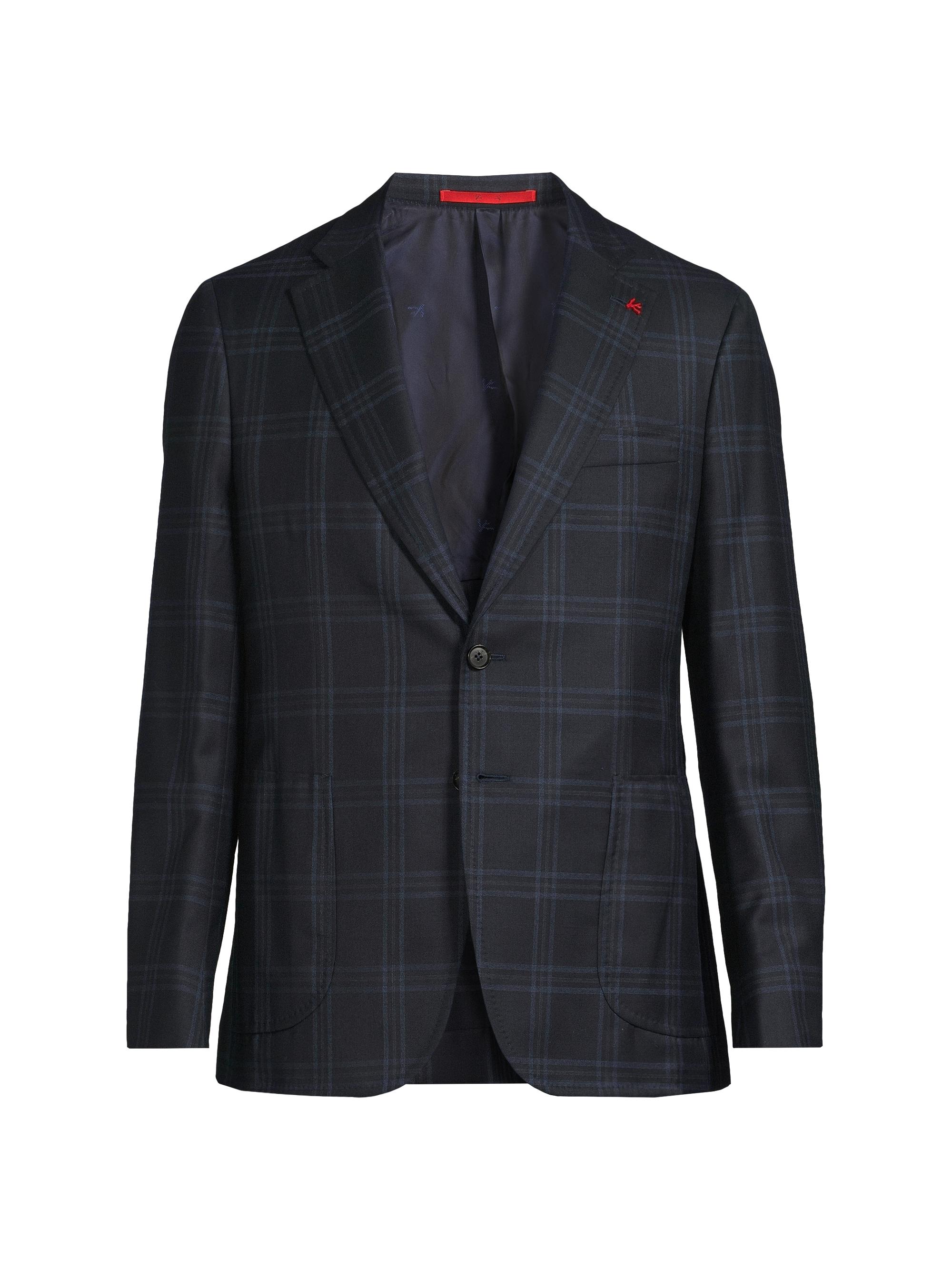 Isaia Capri Plaid Cashmere-Silk Two-Button Sport Coat | Saks Fifth