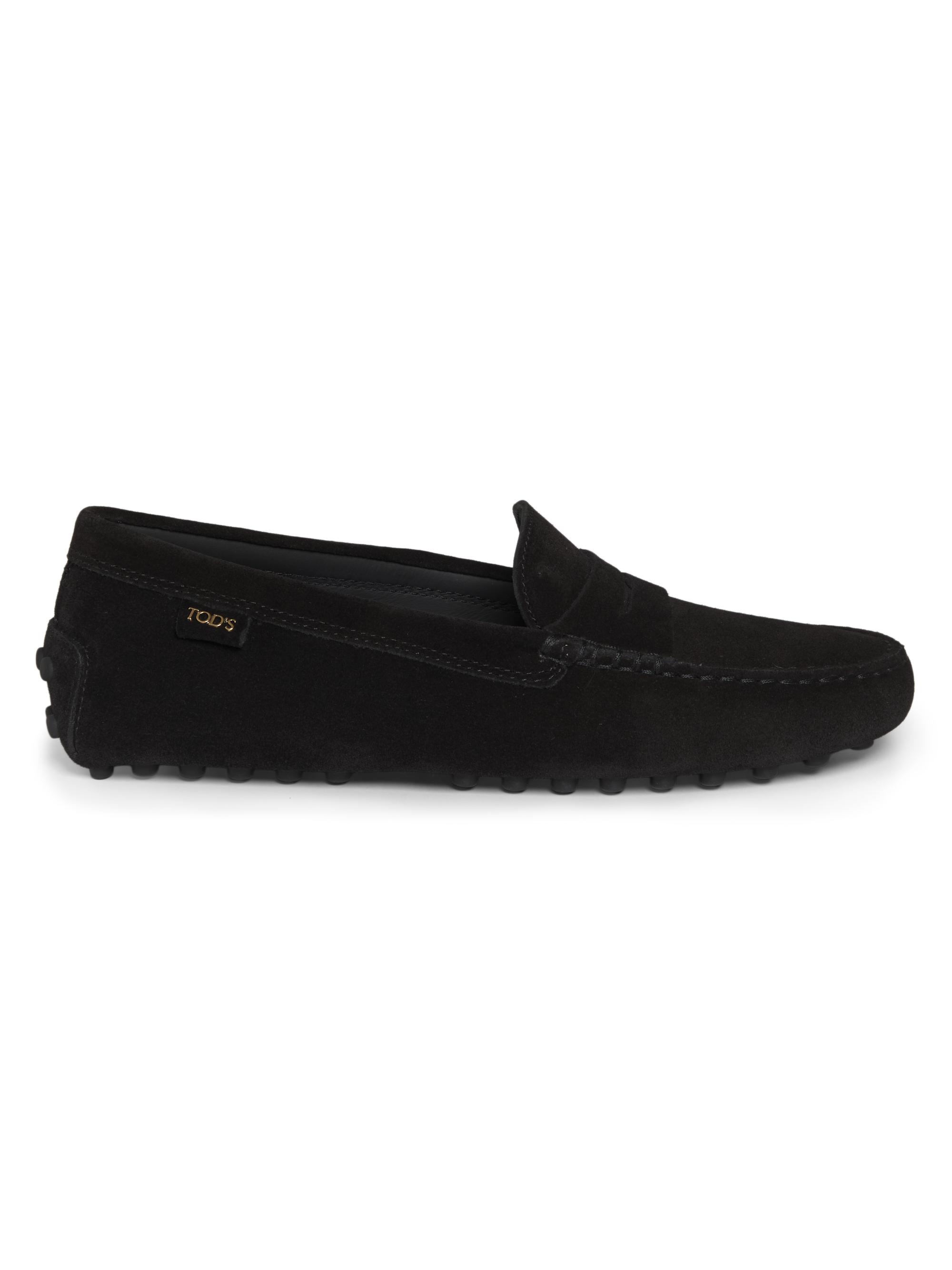 Tod's Women's Gommino Suede Driving Loafers - Nero