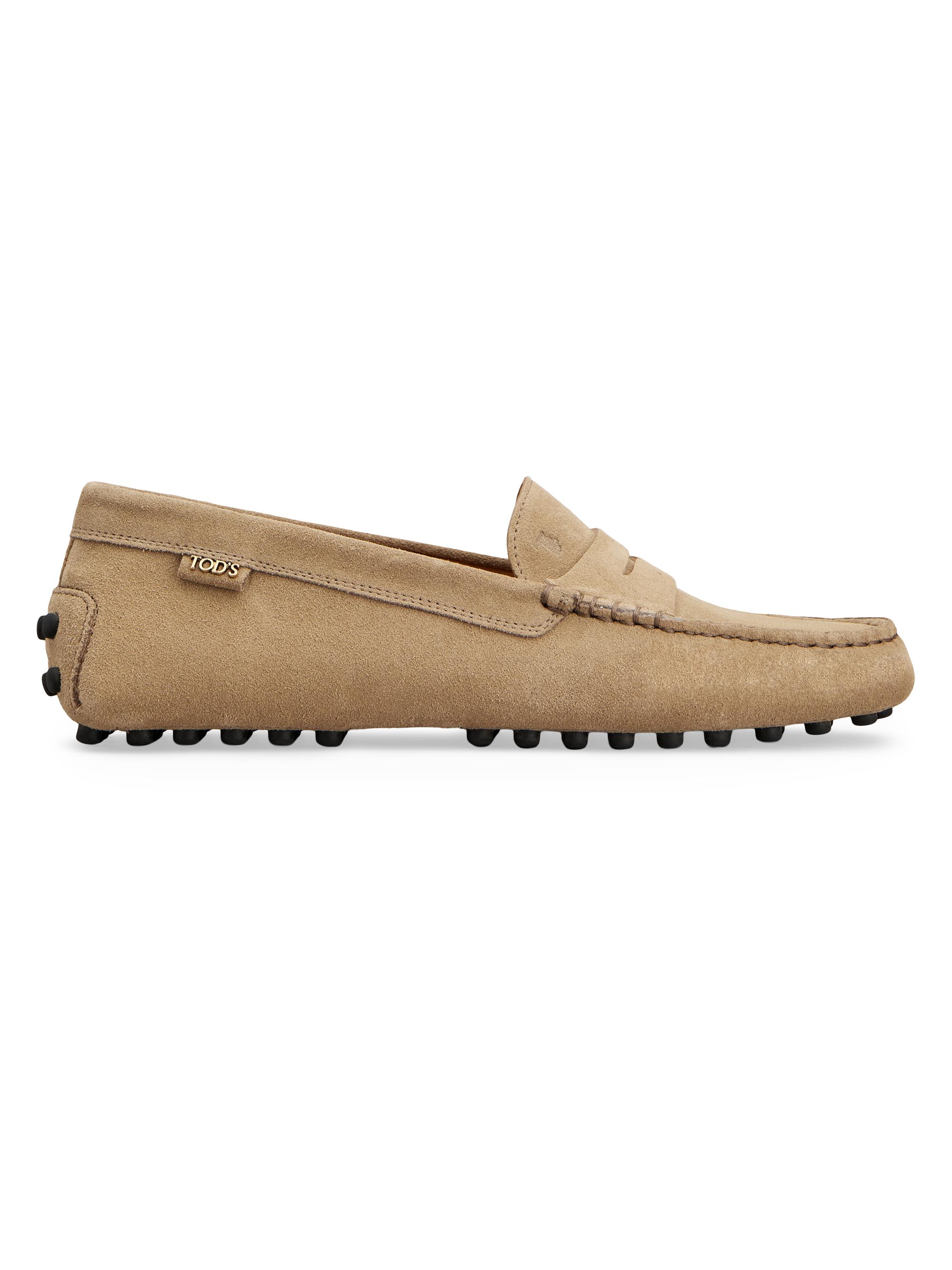 Tod's Women's Gommino Suede Driving Loafers - Tabacco Chiaro