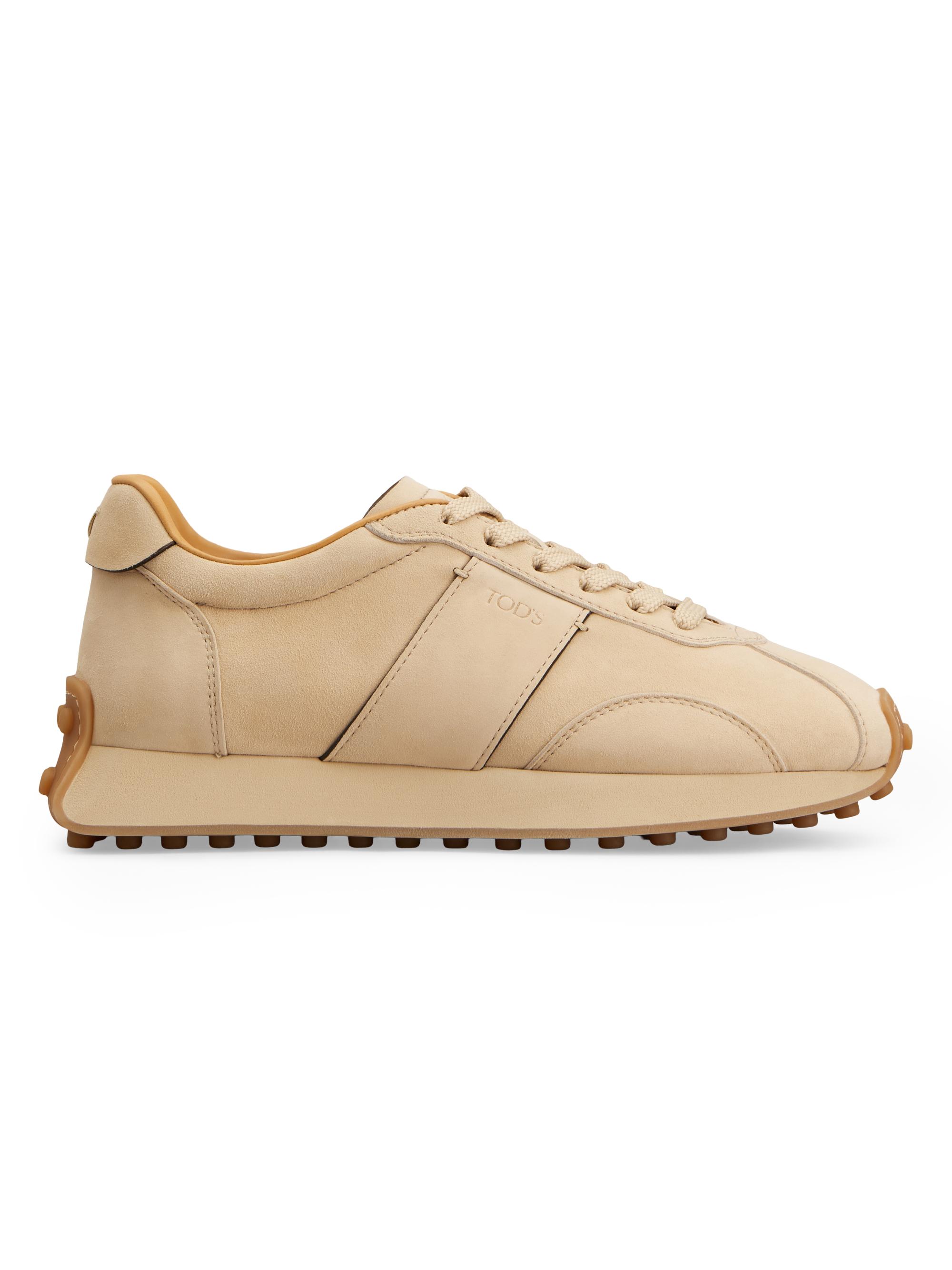 Tod's Women's Sportivo Suede Low-Top Sneakers - Naturale