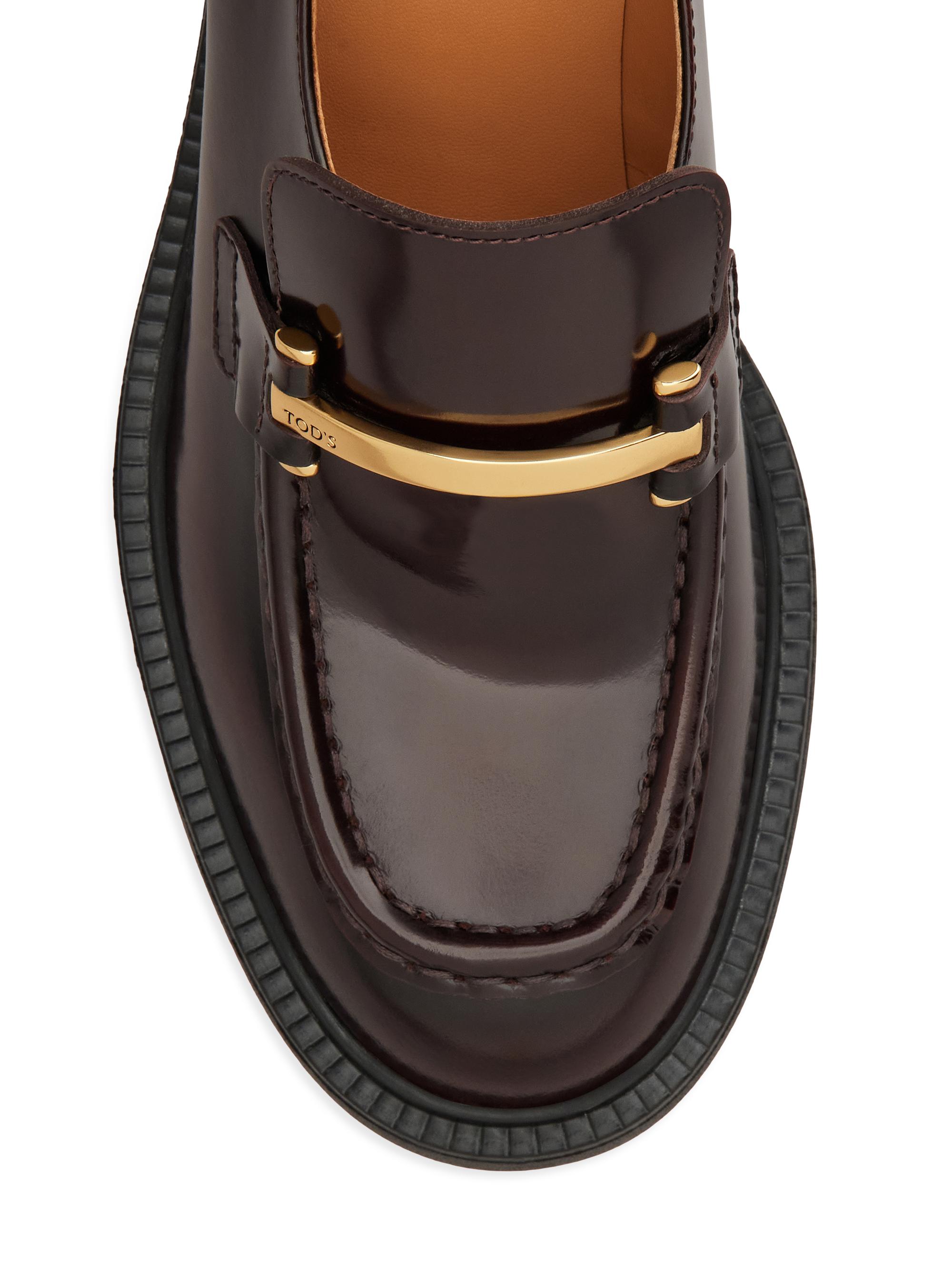Tod's Gomma 60MM Leather Loafers | Saks Fifth Avenue
